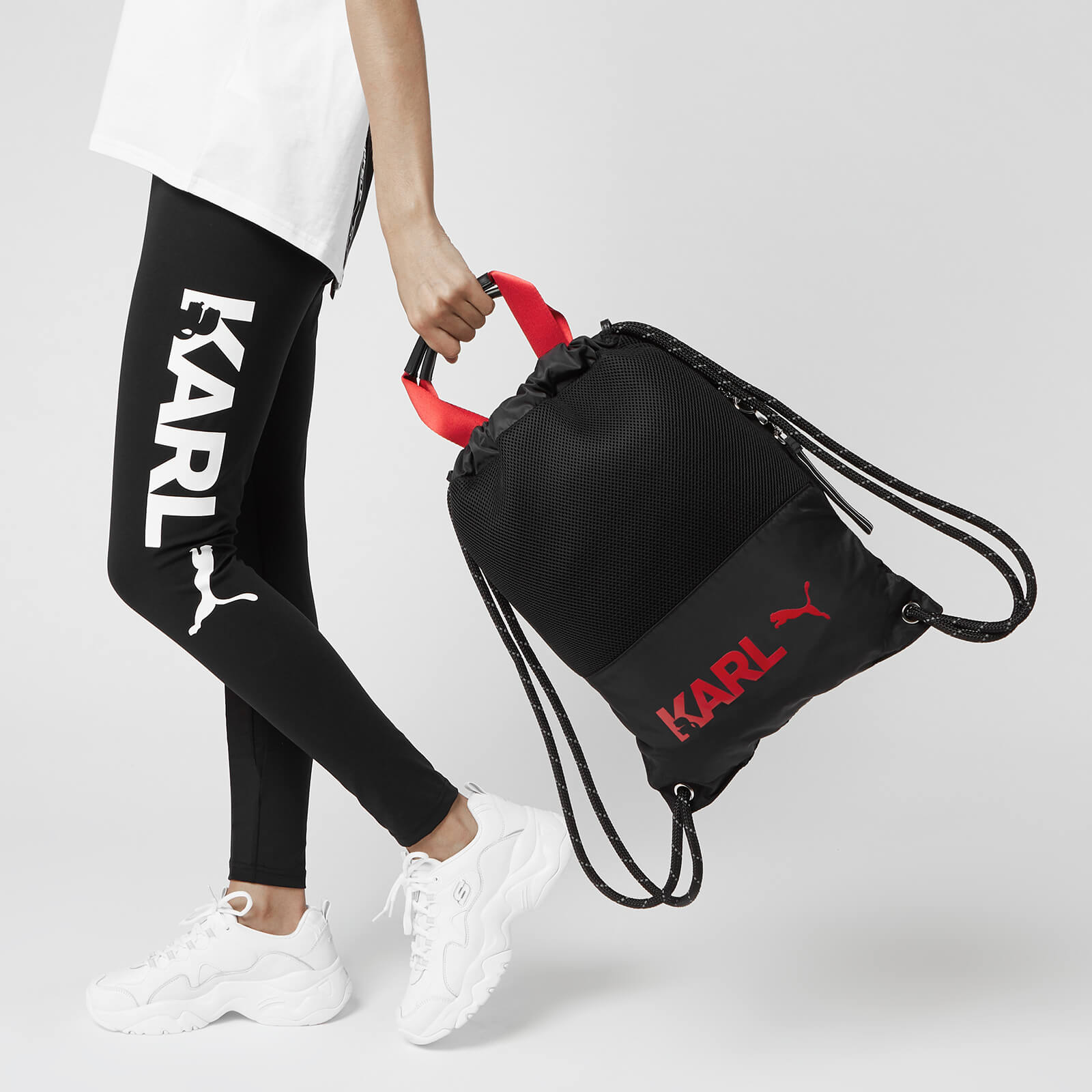 Puma X Karl Lagerfeld Women s Backpack Tote Bag Puma Black Coggles