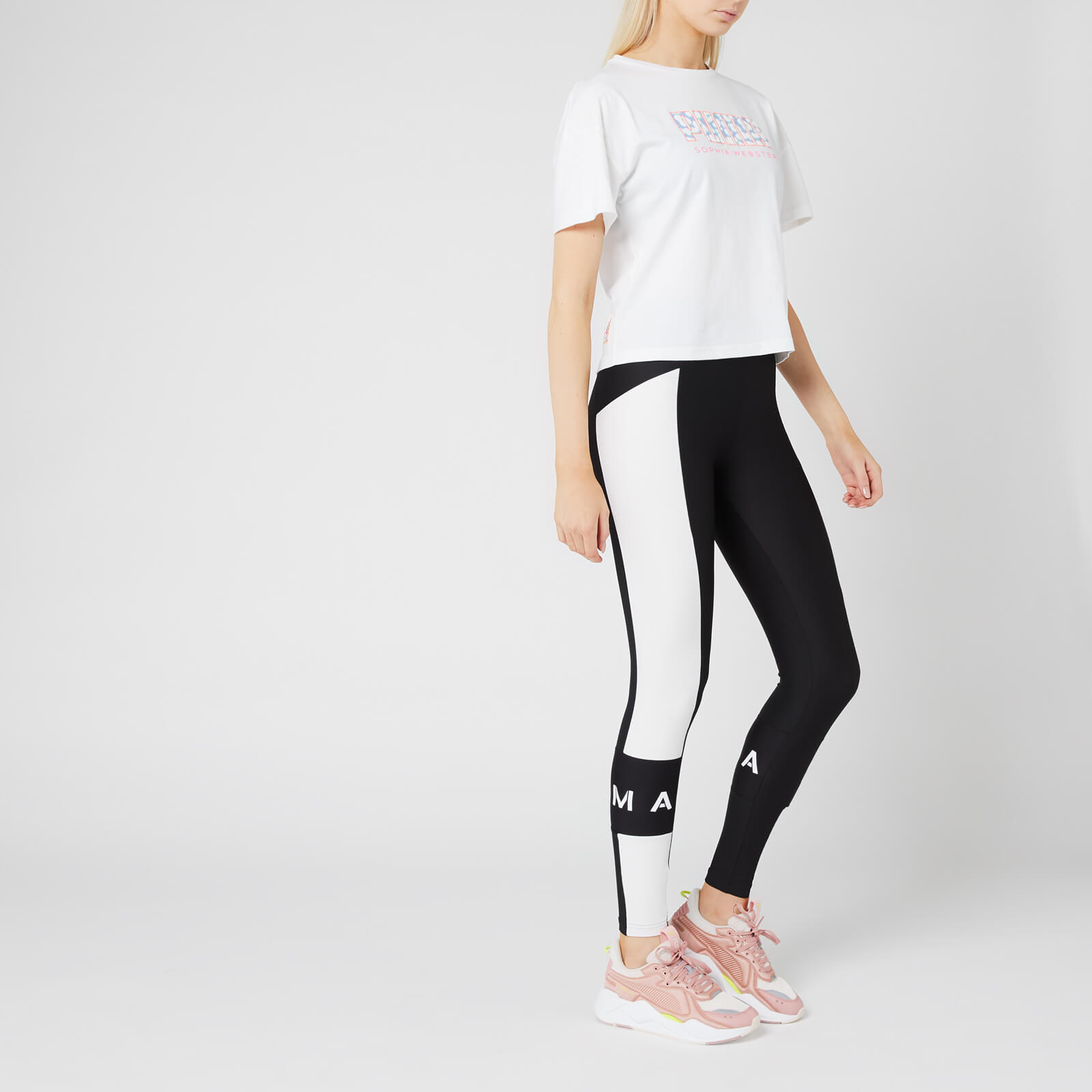 Puma X Sophia Webster Women s Short Sleeve Logo T Shirt Puma White Coggles