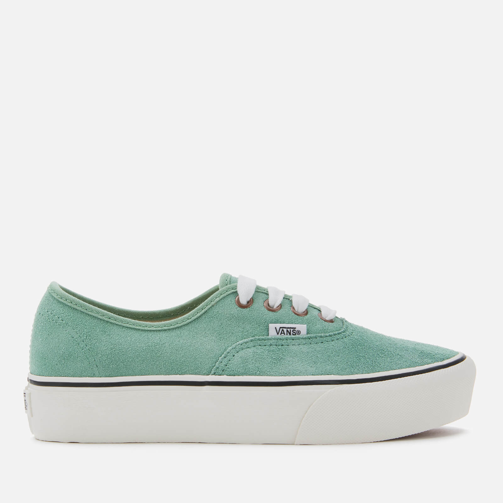 Vans Women s Authentic Platform 2.0 Vintage Lace Trainers Creme de Menthe Snow White Allsole