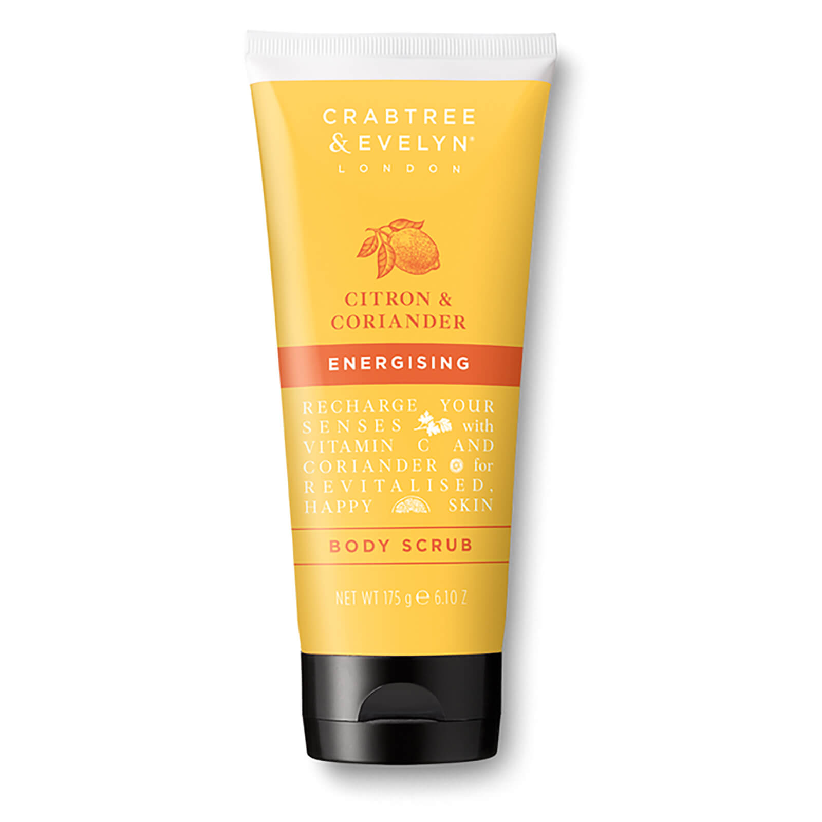 Crabtree & Evelyn Citron and Coriander Energising Body Scrub 175g