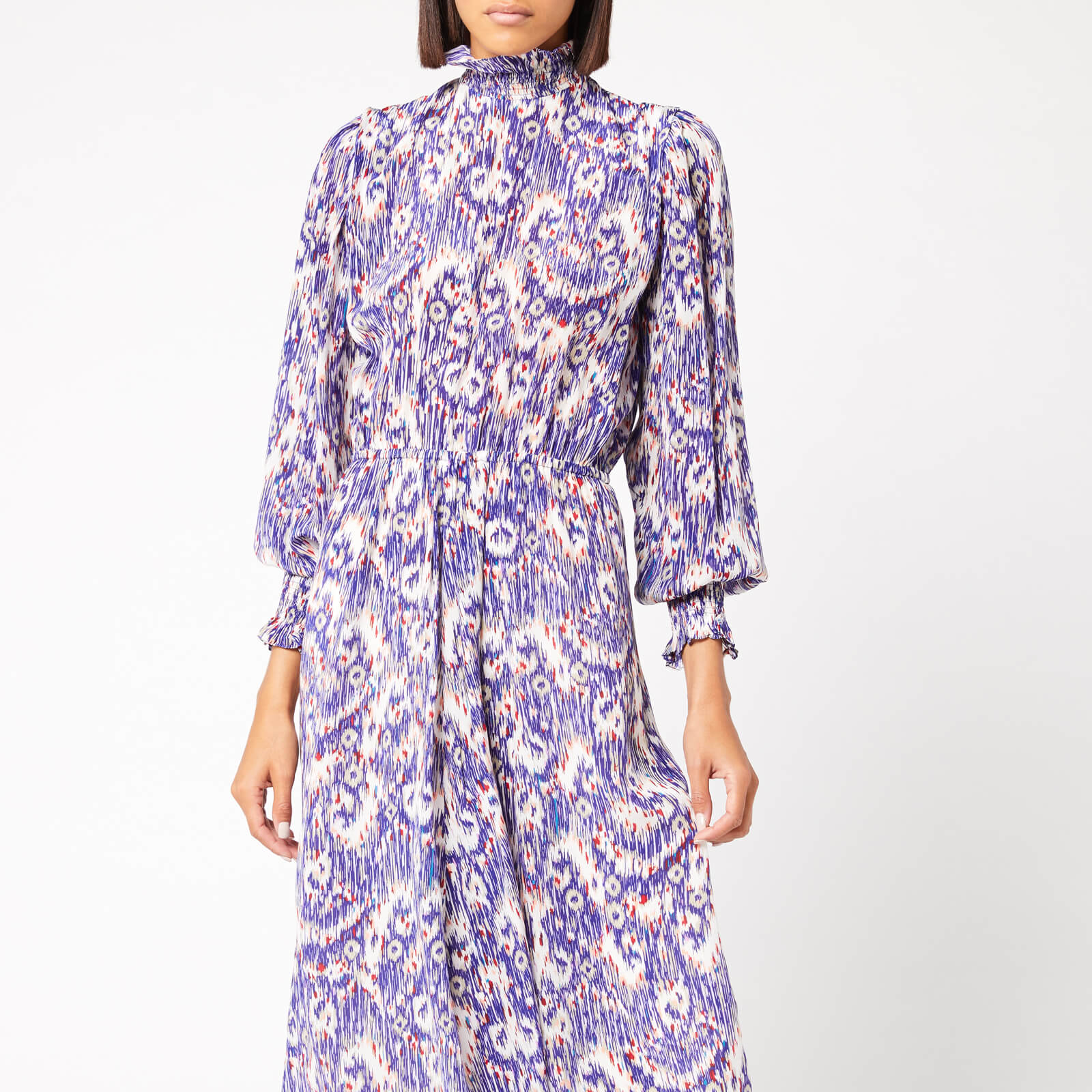 ISABEL MARANT ETOILE YESCOTT　シルクワンピース 34 Marant Etoile Women's Yescott Dress - Blue | Coggles