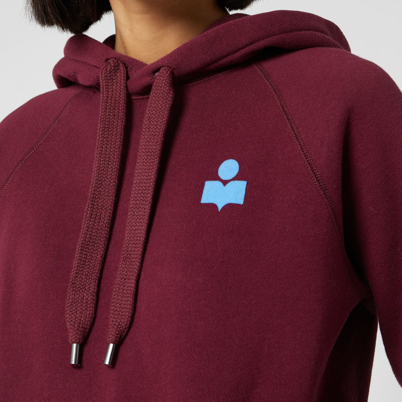 Marant Etoile Women s Malibu Hoodie Burgundy Coggles