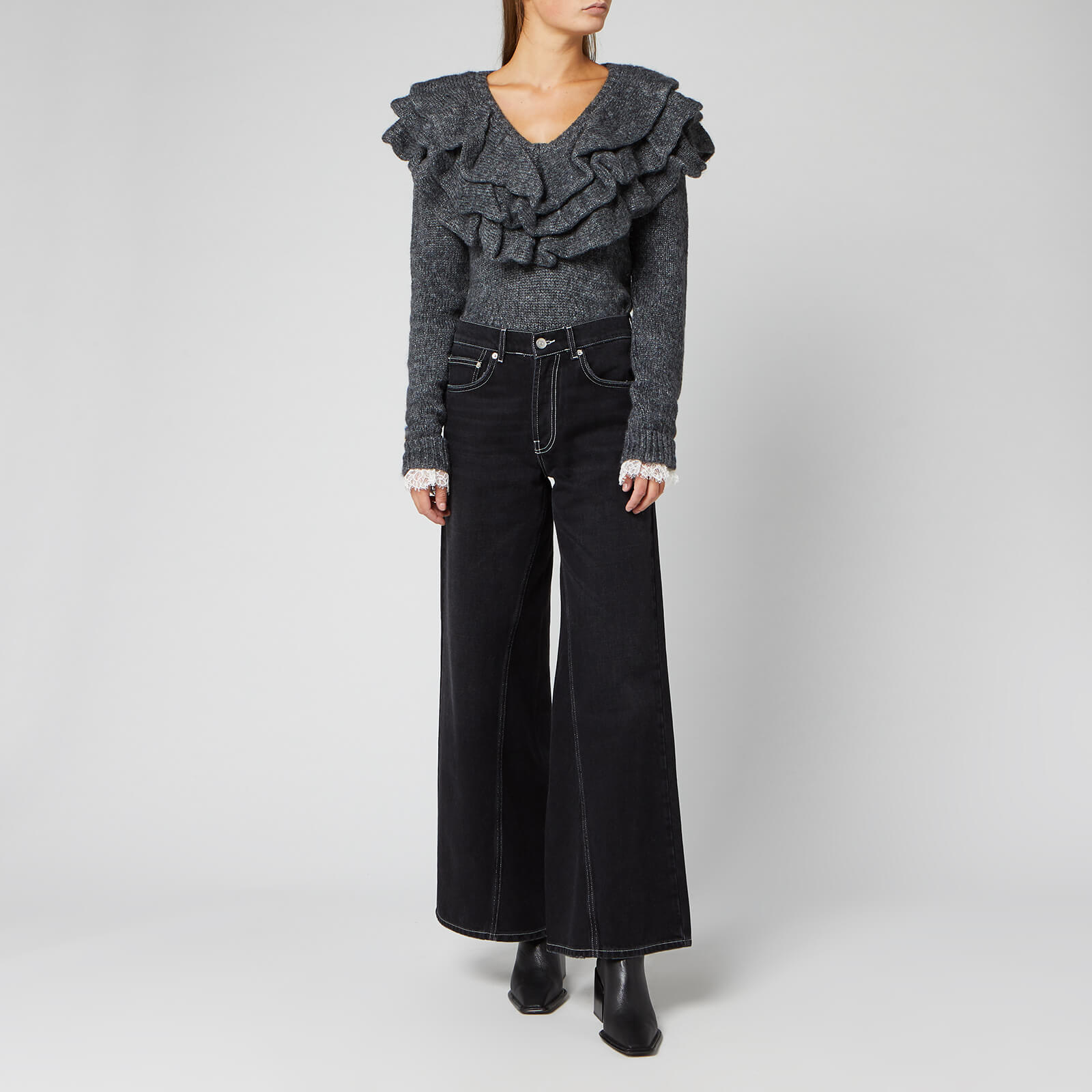 Philosophy di Lorenzo Serafini Women's Ruffle Neck Jumper