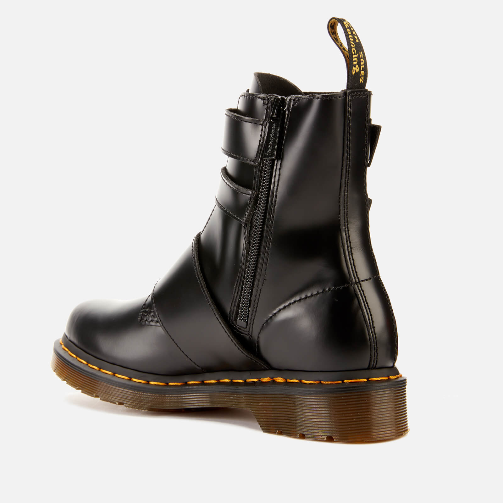 Dr martens blake buckle boots on sale