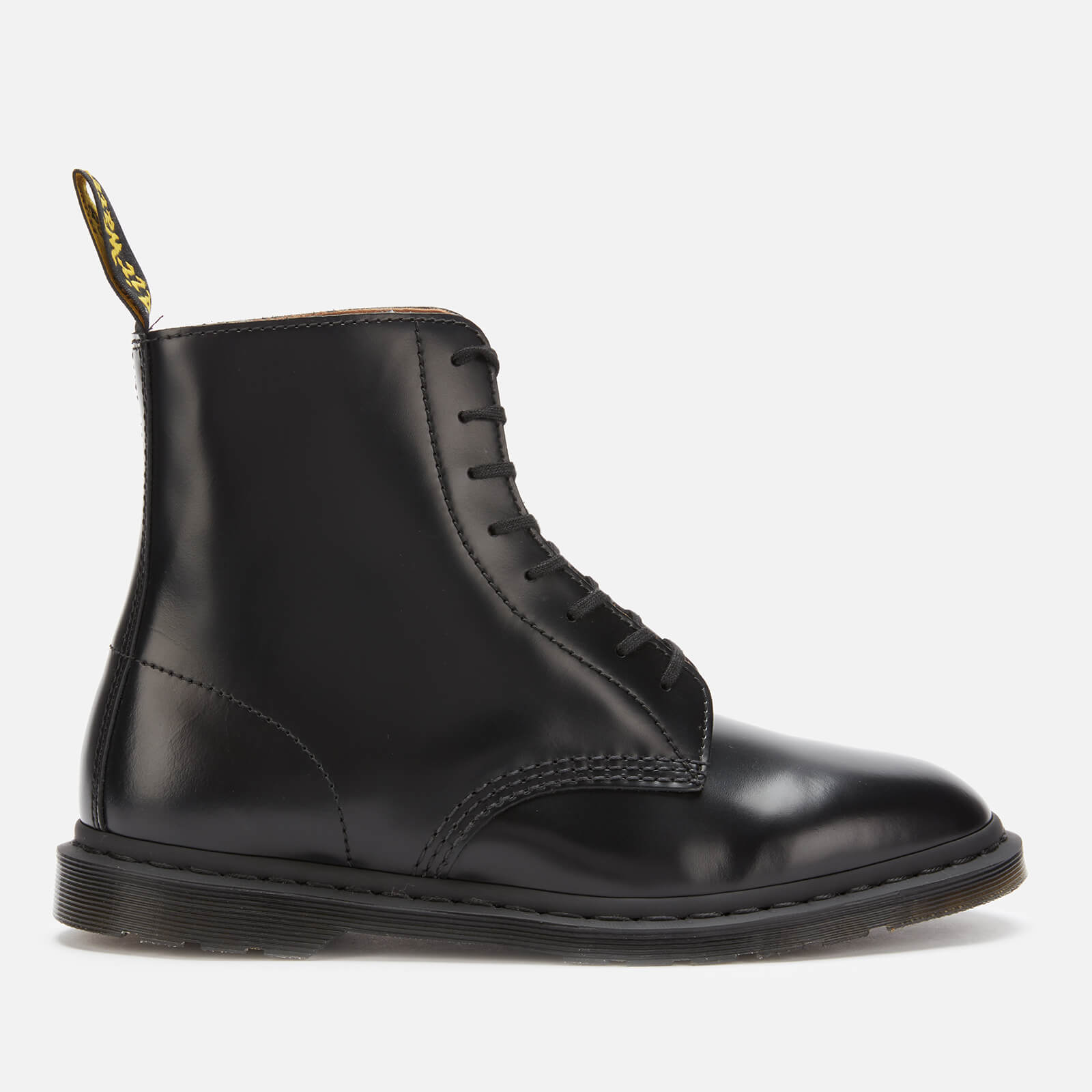 Dr. Martens Men s Winchester II Polished Smooth Leather Lace Up Boots Black UK 7 Allsole