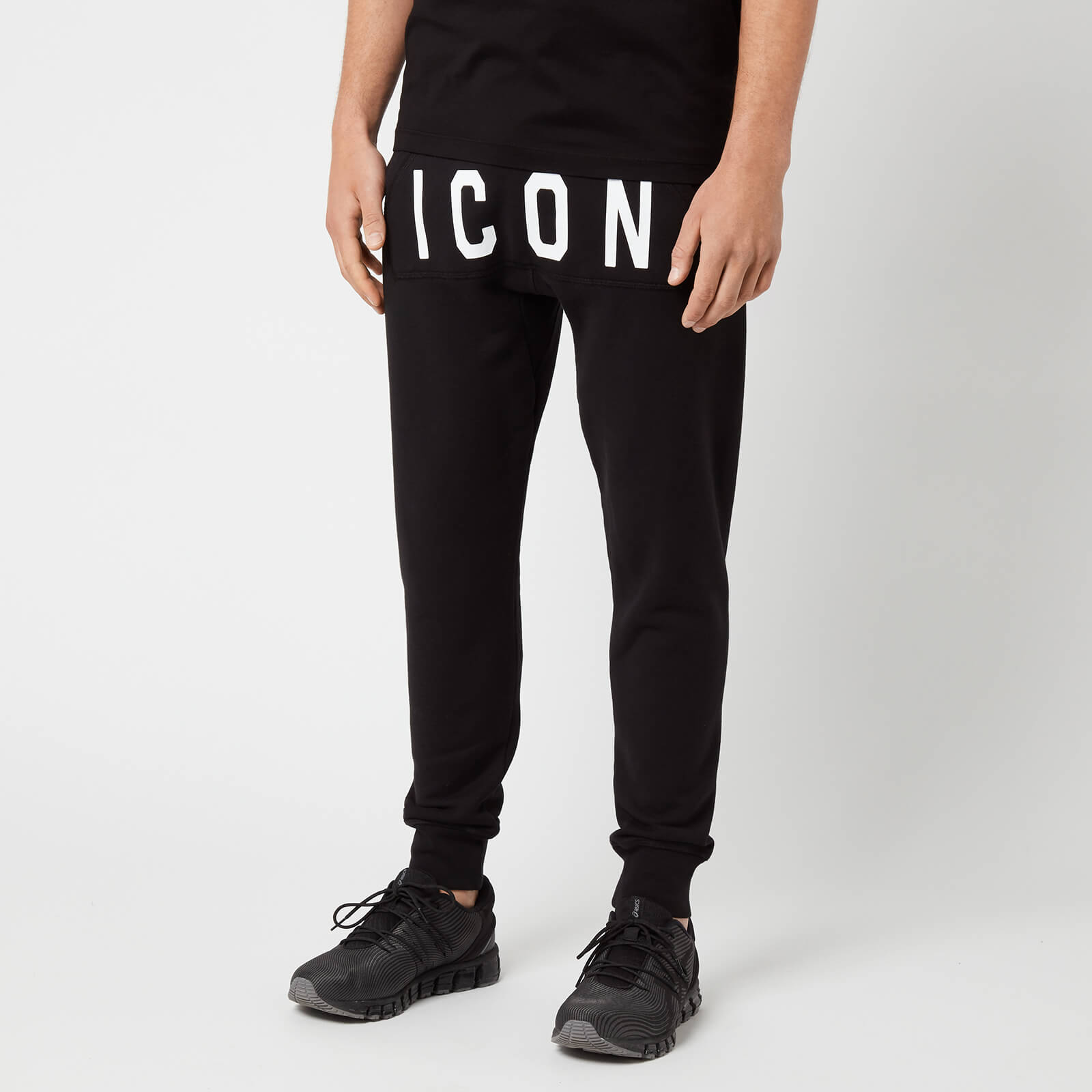 Dsquared2 Men s Icon Sweatpant Black White Coggles