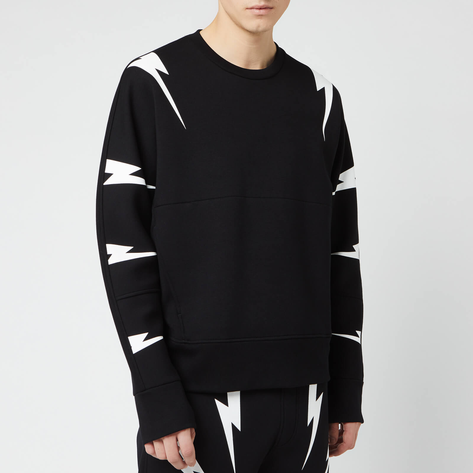 円高還元 Bolt Tiger Men's Barrett Neil Sweatshirt S - Black/White - トップス
