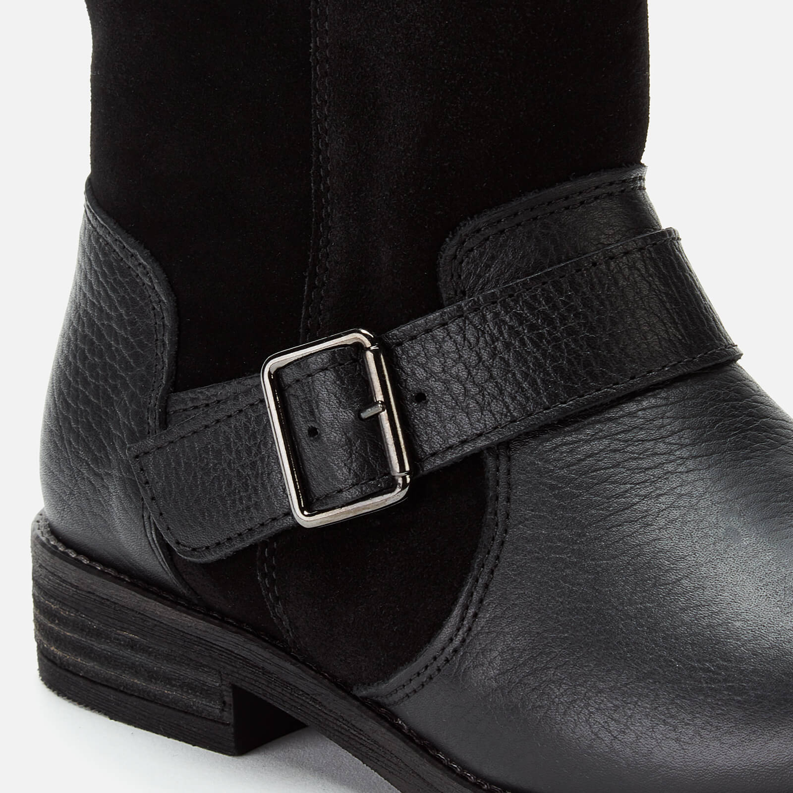 Clarks Women s Demi Flow Biker Boots Black Allsole