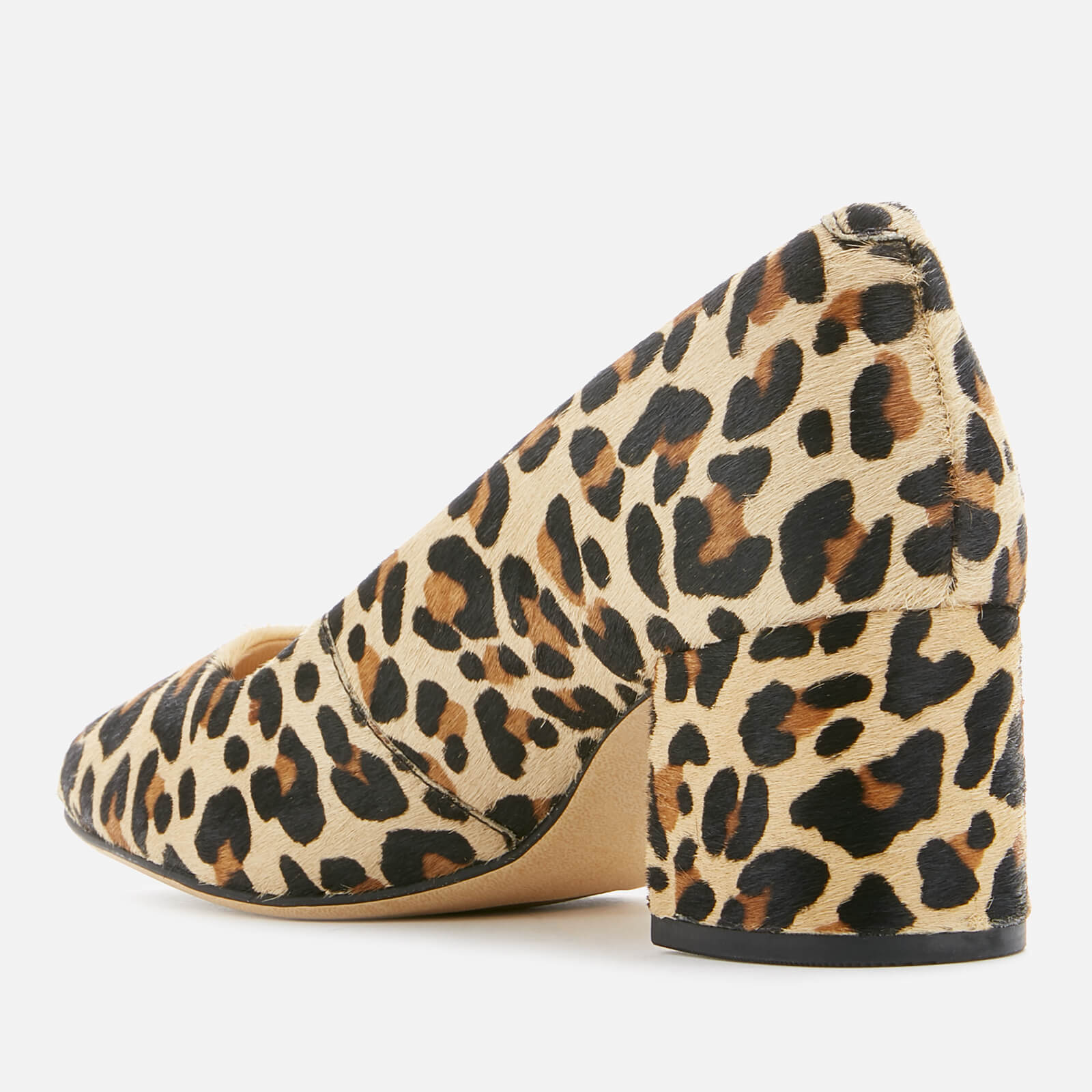 Clarks Women s Sheer Rose Block Heeled Shoes Leopard Print