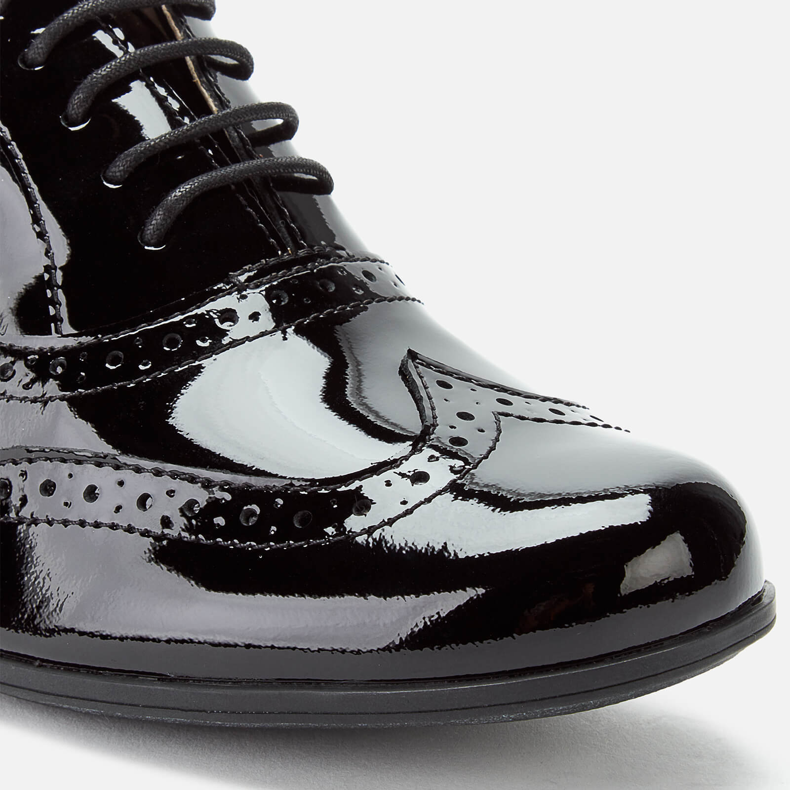 Clarks best sale patent brogues