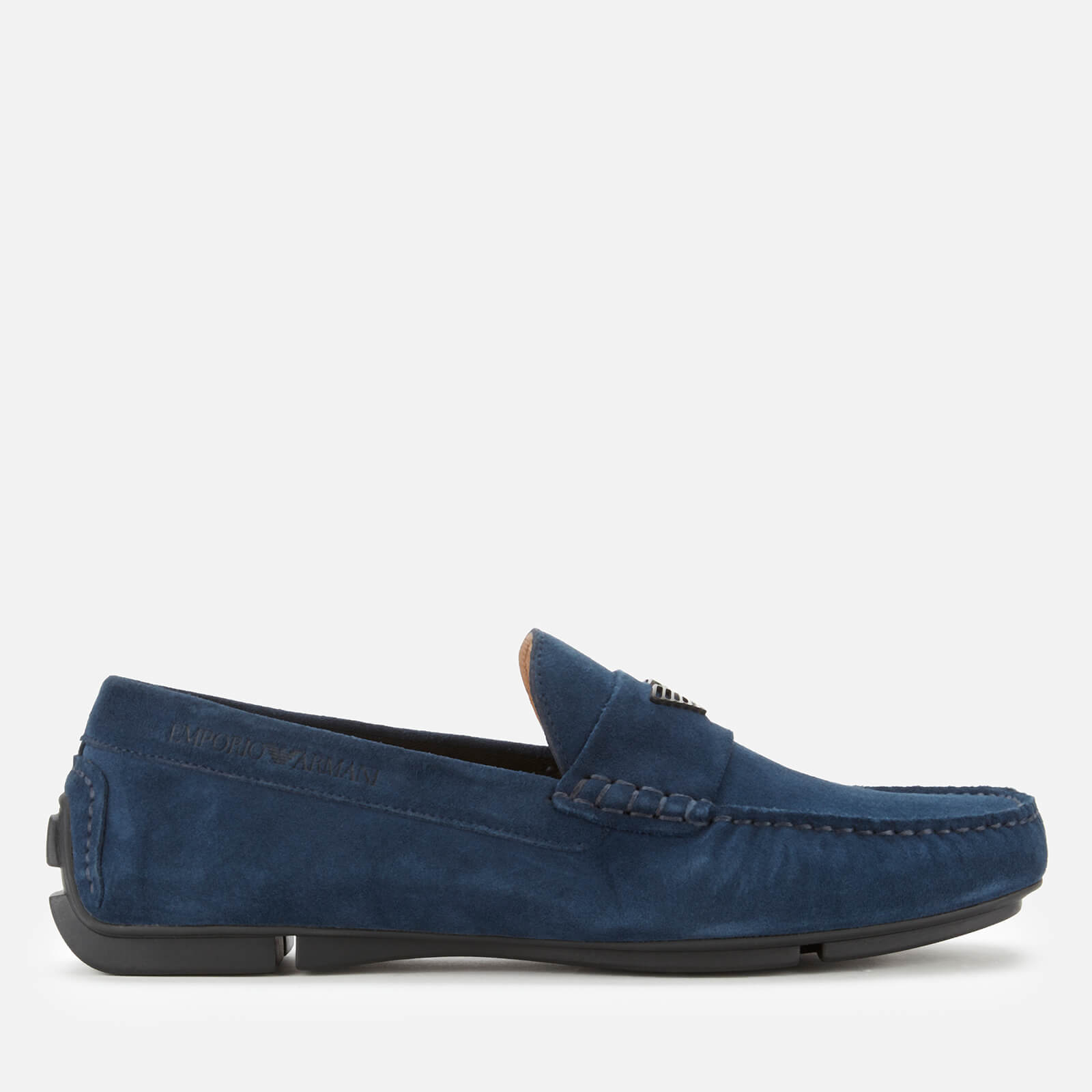 Emporio Armani Men s Suede Driving Shoes Midnight Coggles