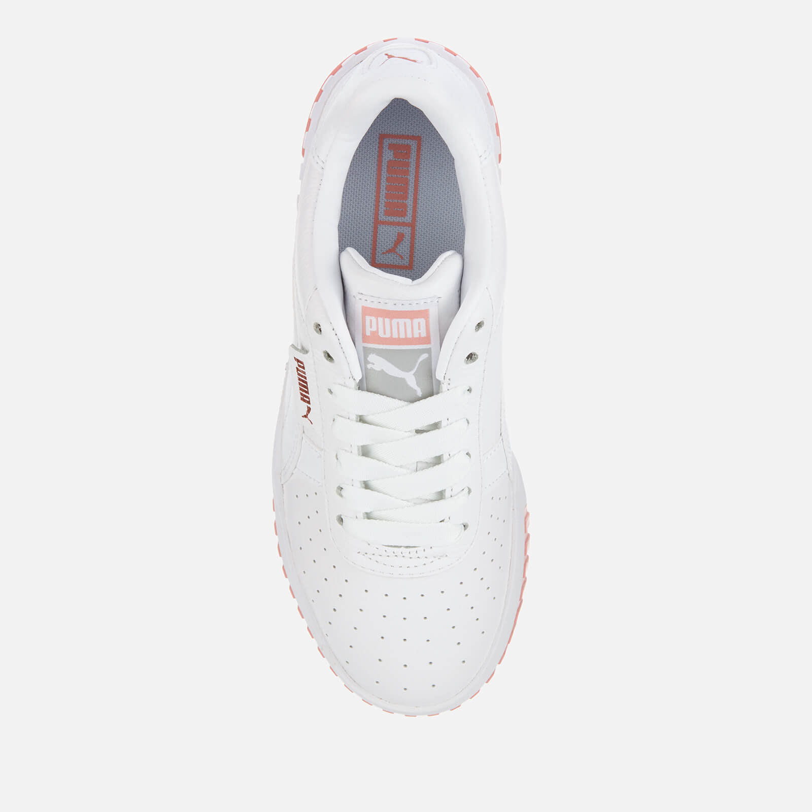 Puma Women s Cali Trainers Puma White Rose Gold Allsole