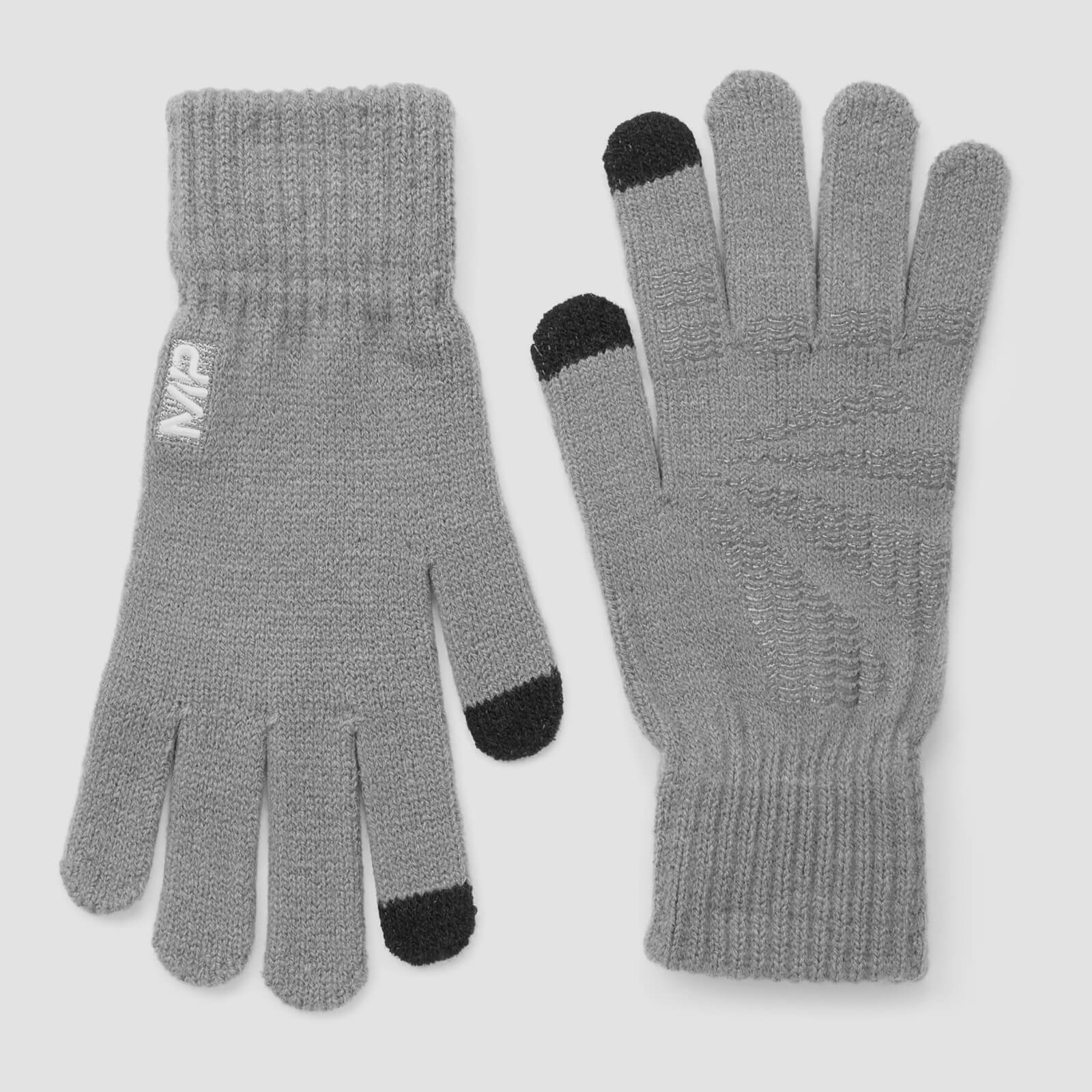 MP Knitted Gloves - Grey - S/M