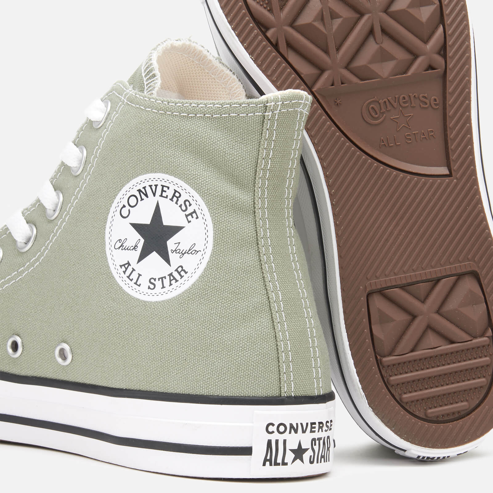 Converse Chuck Taylor All Star Seasonal Color Ox Trainers Jade Stone UK 7 Allsole