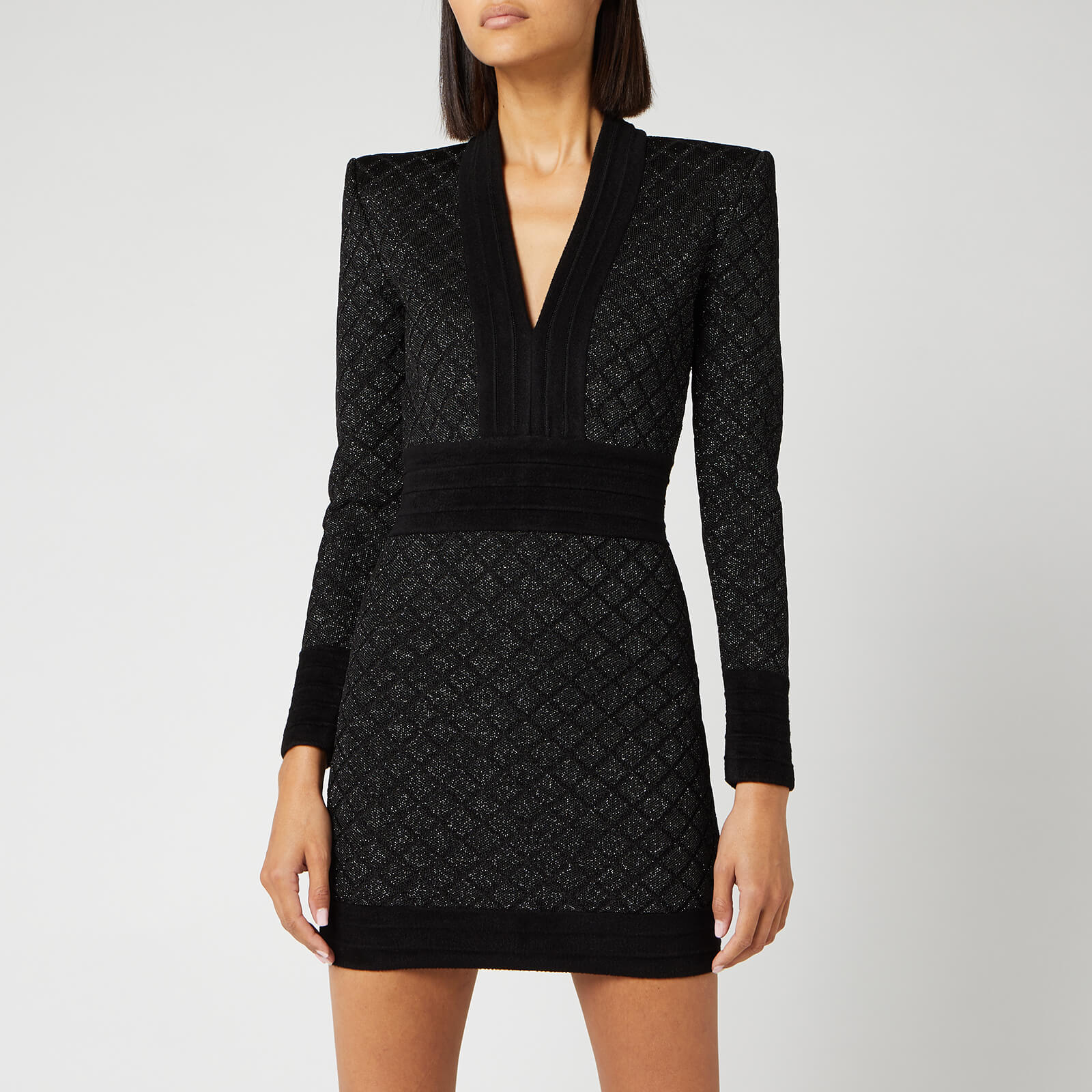 Balmain black dress online