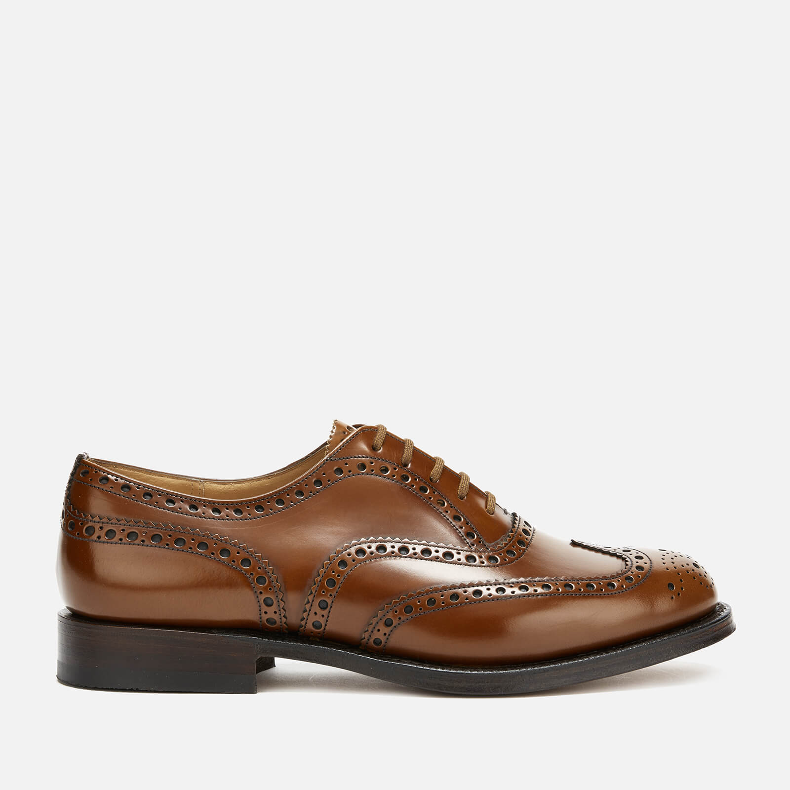 Church's Men's Burwood Polished Leather Brogues - Sandalwood | Coggles
