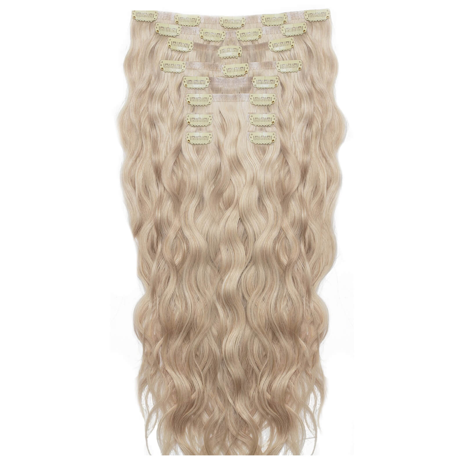 Beauty Works 22 Inch Beach Wave Double Hair Extension Set (Various Shades)
