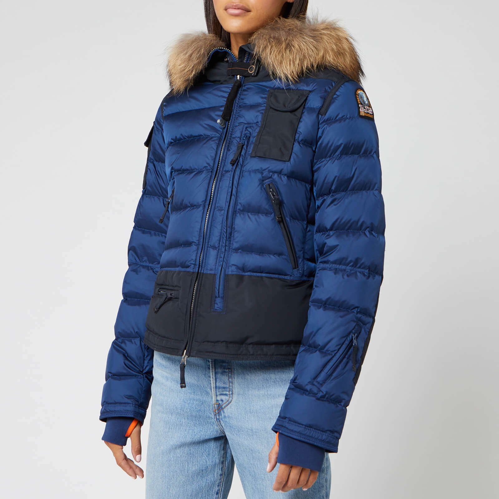 Parajumpers Women s Skimaster Coat Navy Peony Coggles