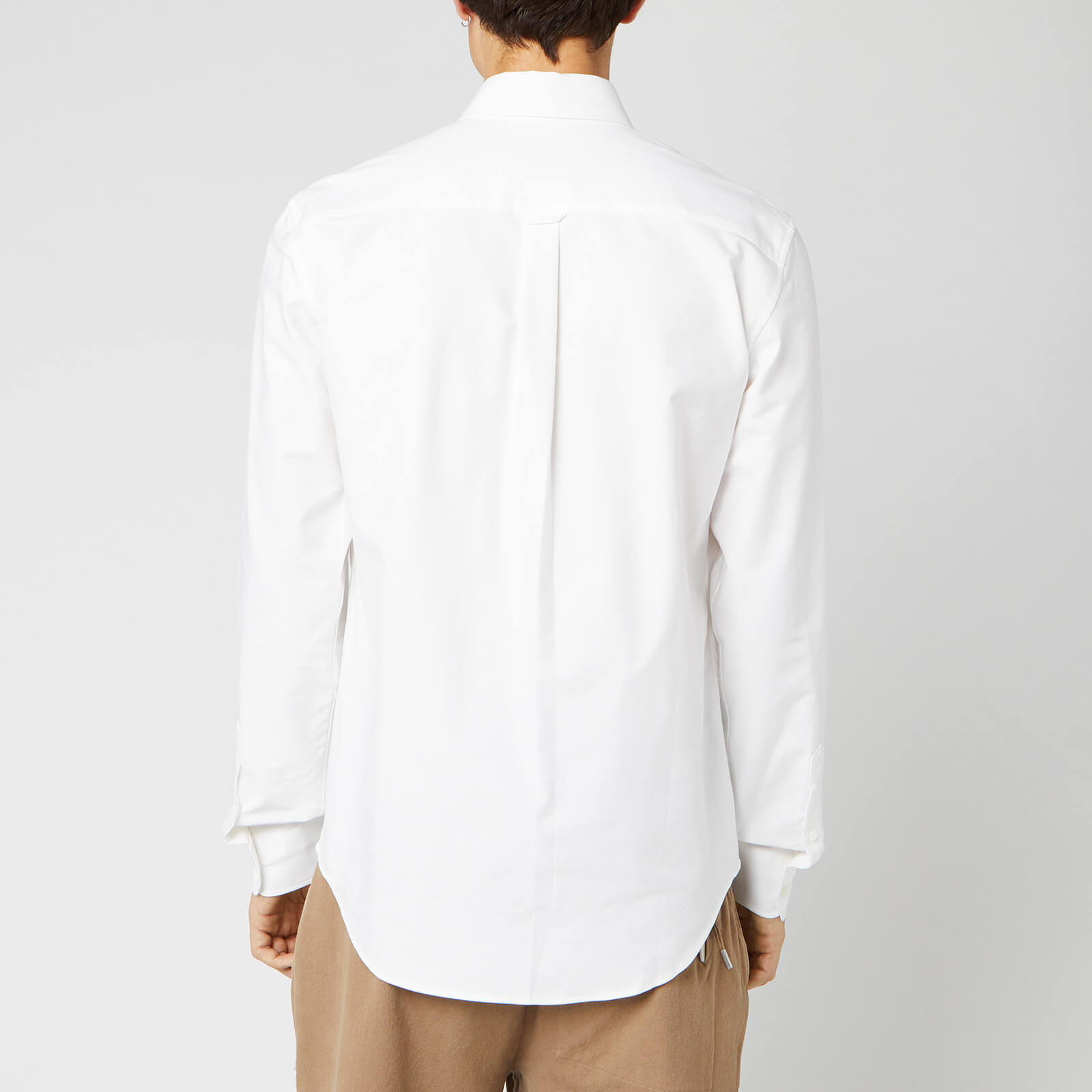 Maison Kitsuné Men's Oxford Tricolor Fox Patch Classic Shirt Maison Kitsuné Men's Oxford Tricolor Fox Patch Classic Shirt