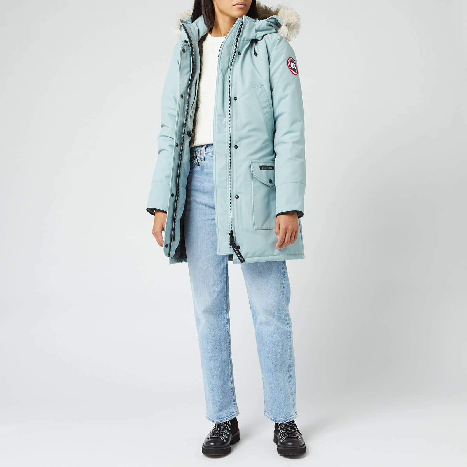 Canada goose trillium shop parka stormy sky