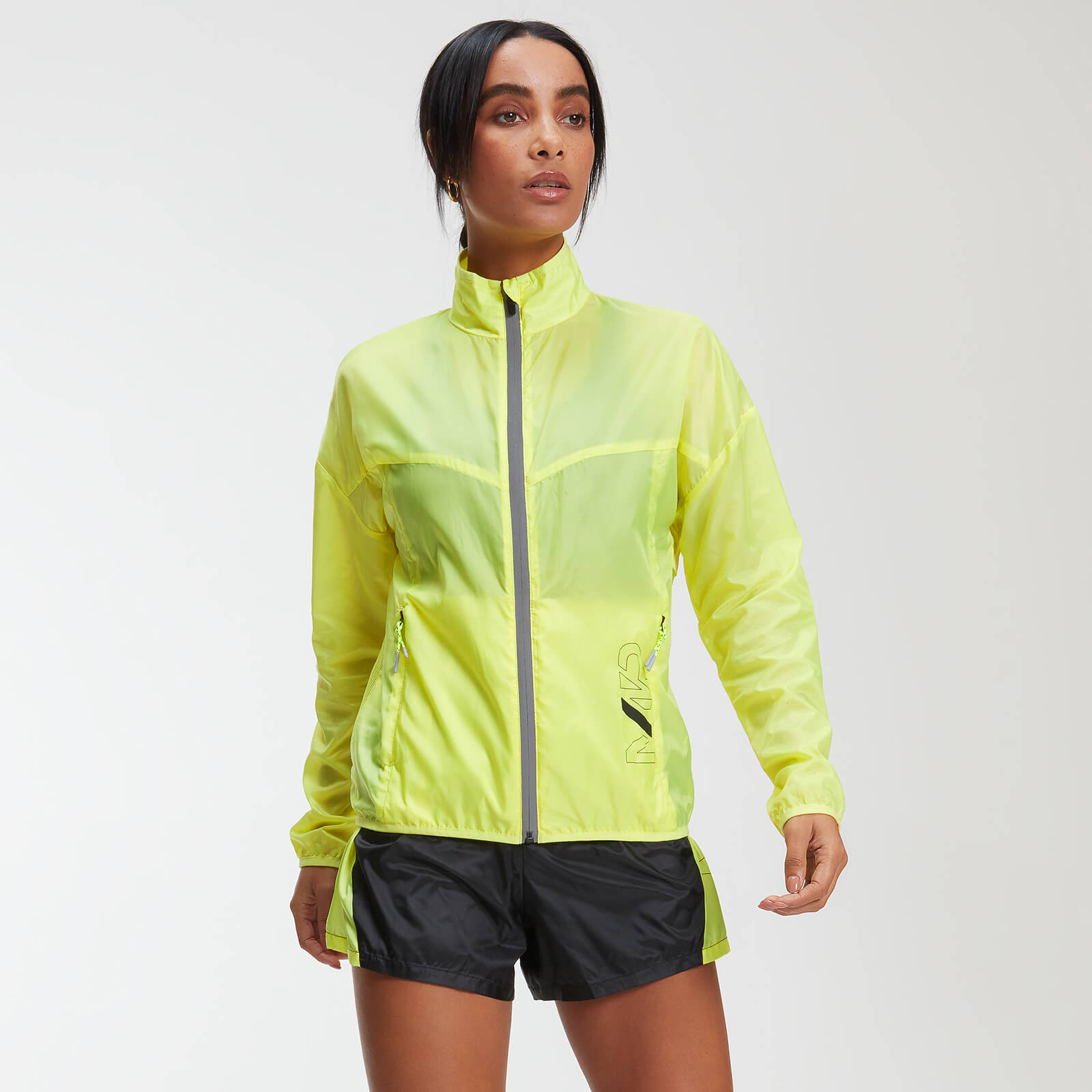 MP Women's Training Reflective Windbreaker - Limeade