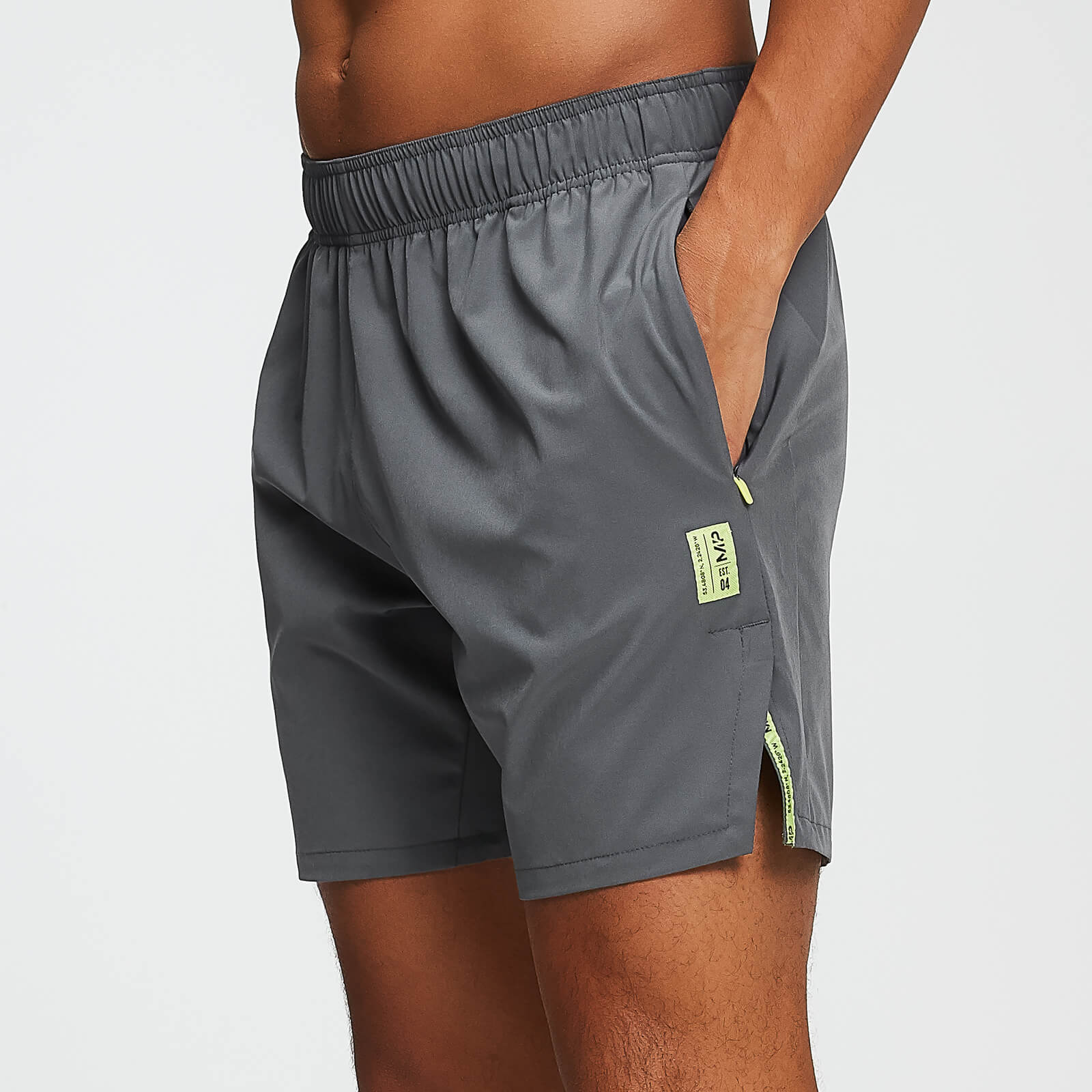 MP Men's Training Stretch Woven 7 Inch Shorts - Carbon - XS