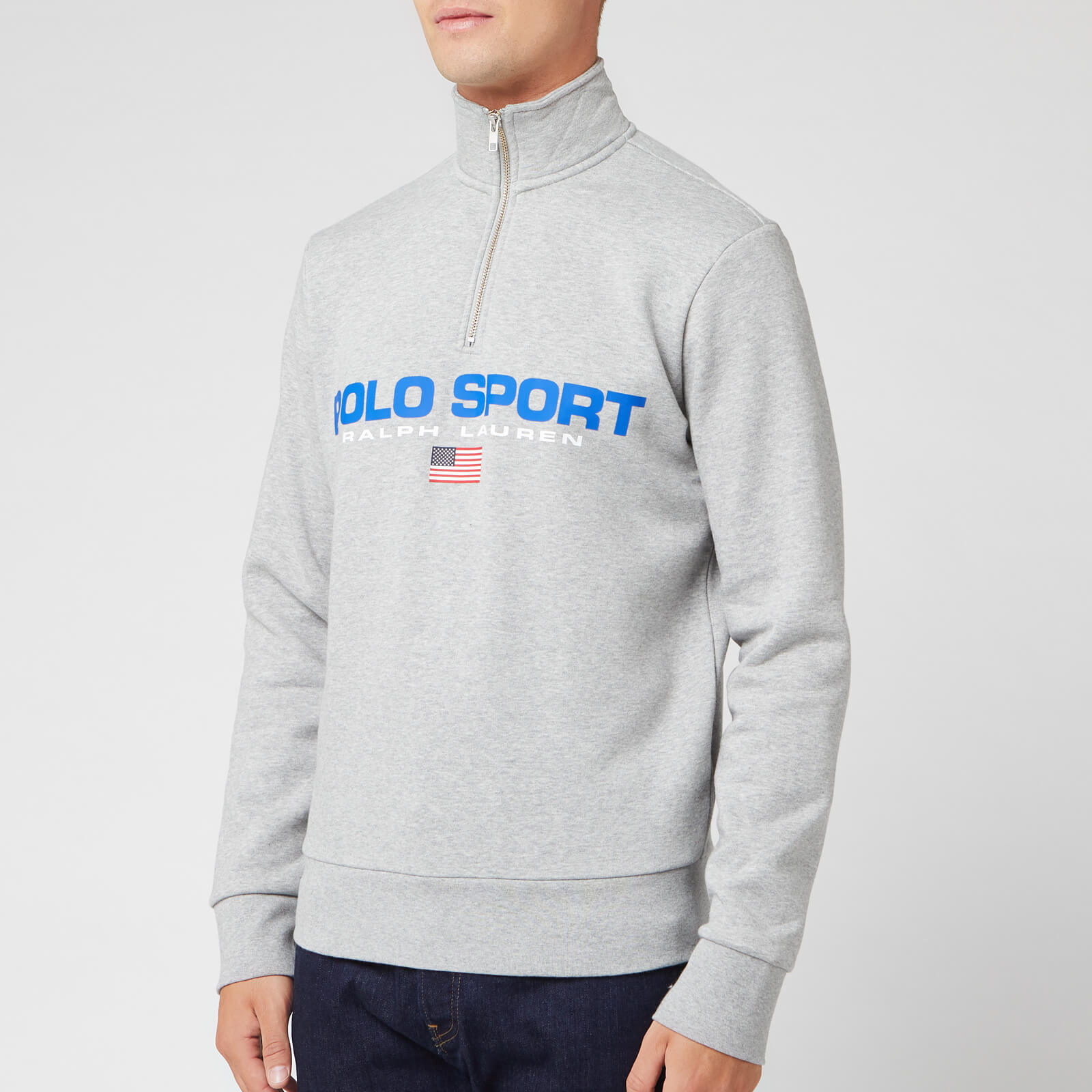 Polo sport zip sweatshirt clearance