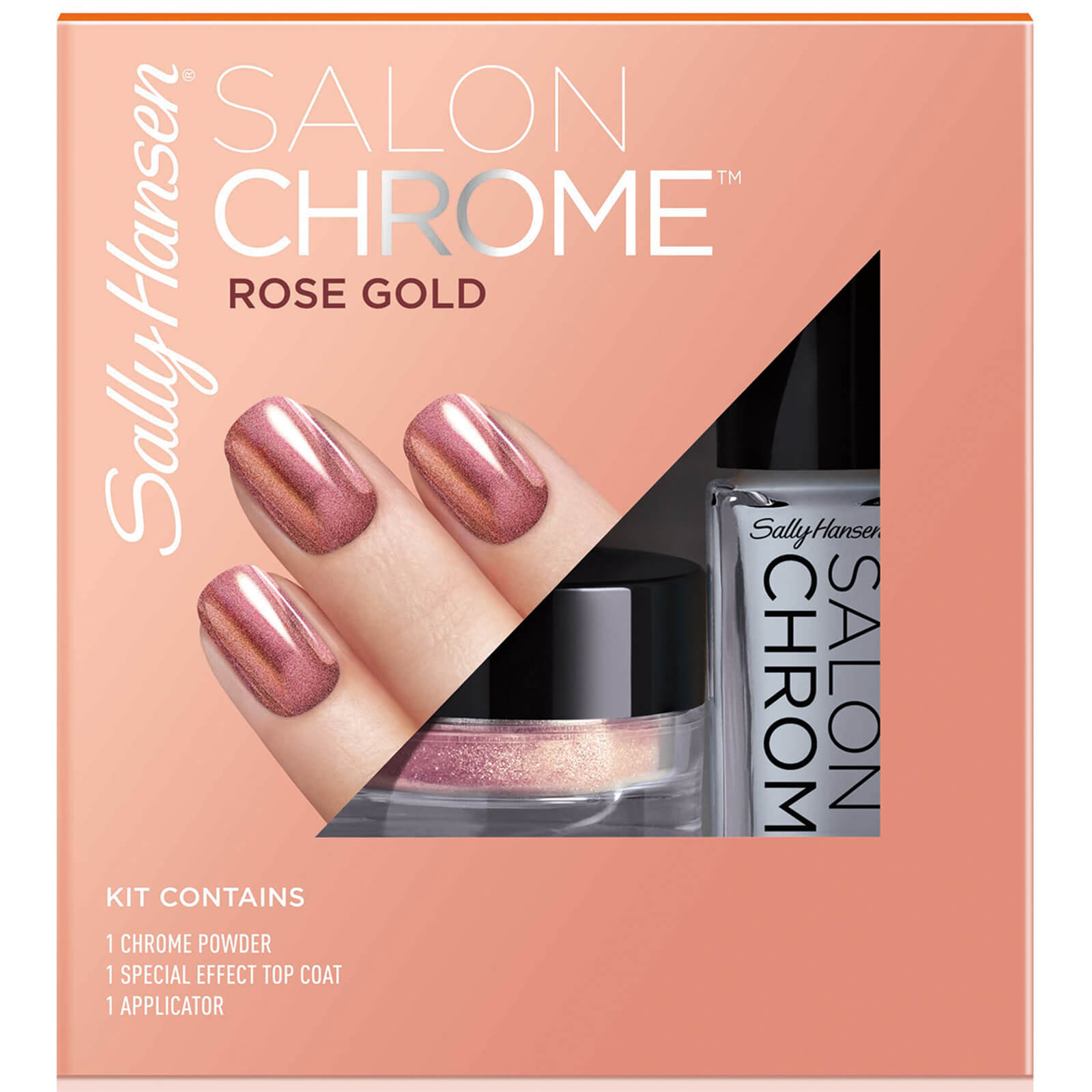 Sally Hansen Salon Chrome Kit - Rose Gold
