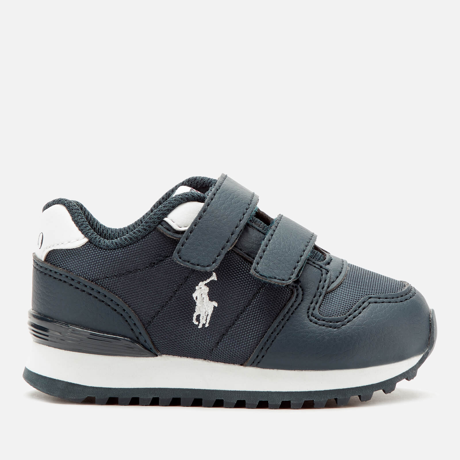 Polo Ralph Lauren Toddler s Oryion Ez Velcro Trainers Navy White Allsole