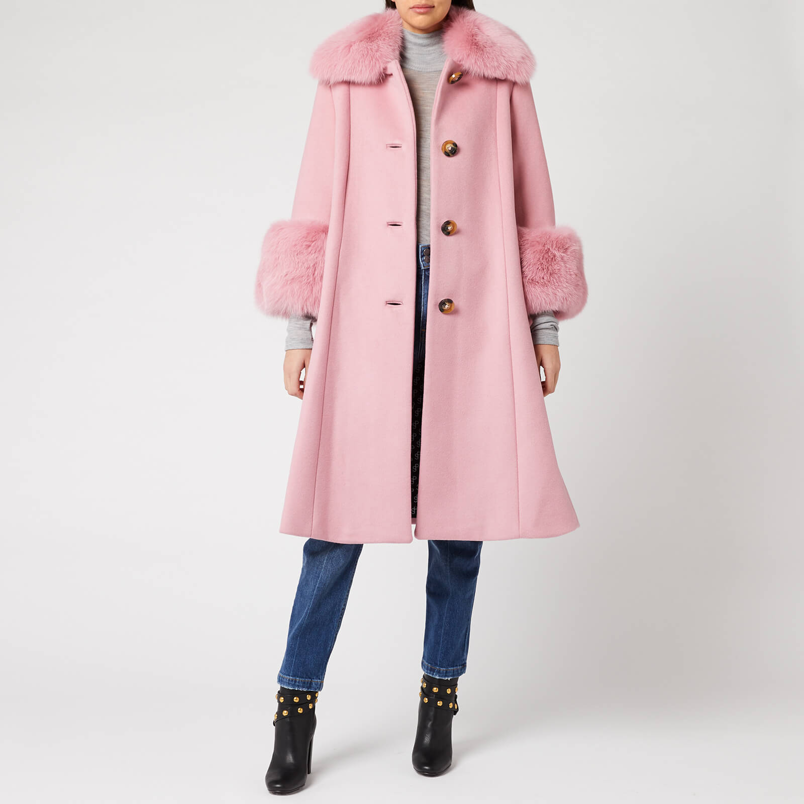 Saks Potts Women s Yvonne Coat Rose Coggles