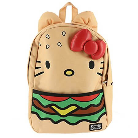 hello kitty burger backpack Loungefly Sanrio Sanrio Hello Kitty Burger Nylon Backpack