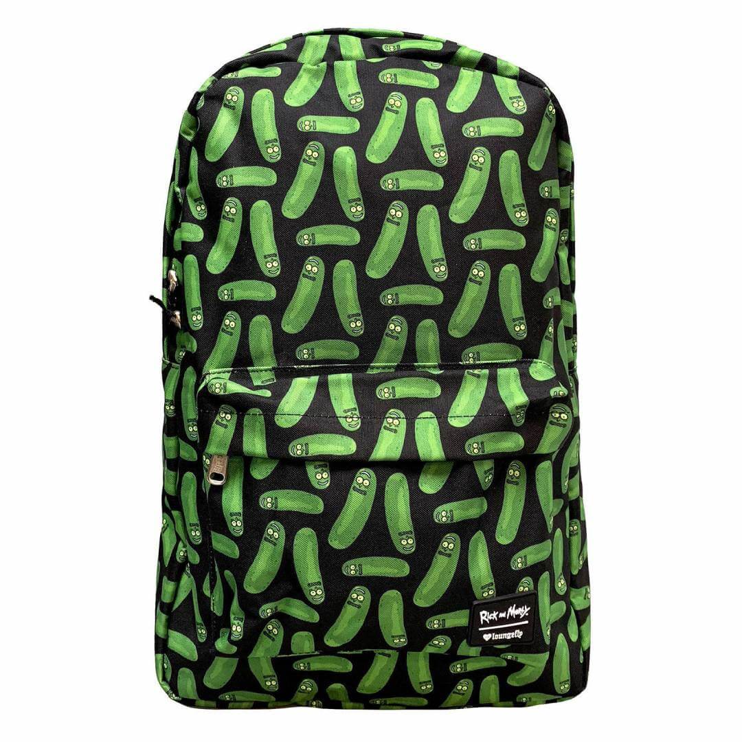 Loungefly Rick & Morty Pickle Rick Aop Nylon Backpack display picture 3