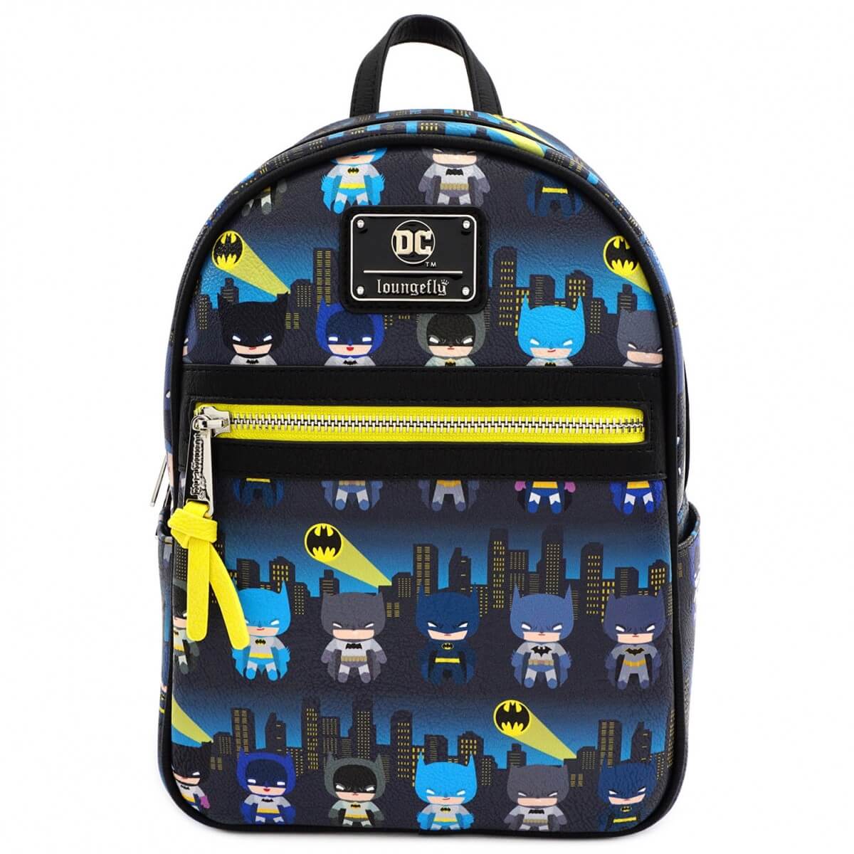 dc mini backpack Loungefly DC Comics Batman Faux Leather Mini Backpack
