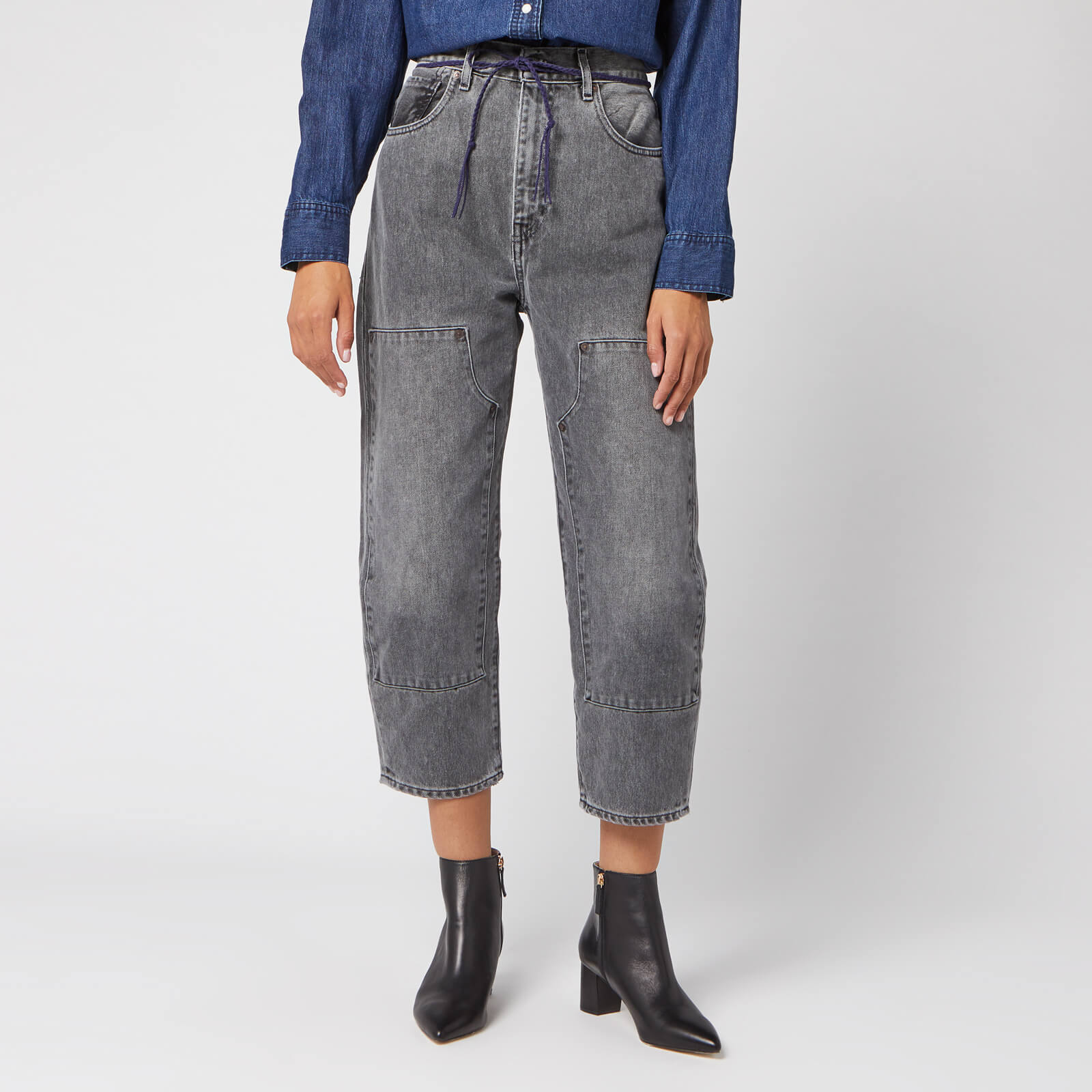 品質は非常に良い Levi's Women's Made and Crafted Barrel Jeans - Men at Work パンツ