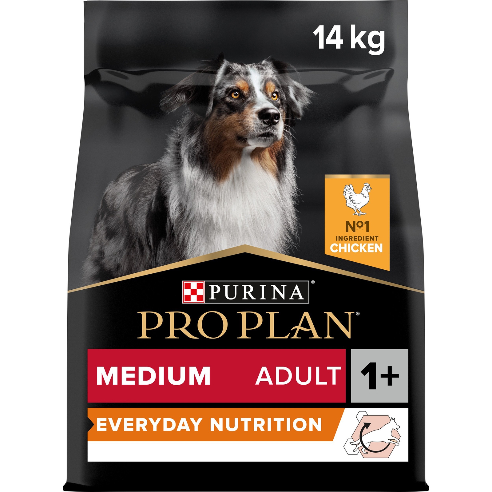 ProPlan Medium Adult Everyday Nutrition, reich an Huhn 14kg