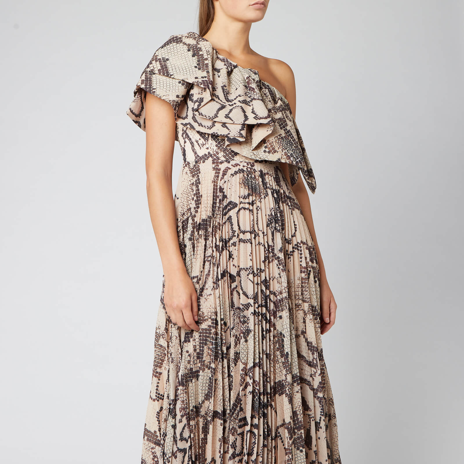 ワンピース SOLACE LONDON Women Mid Skirts OS37025SOFTPINK 12183478-8734688821787718.jpg