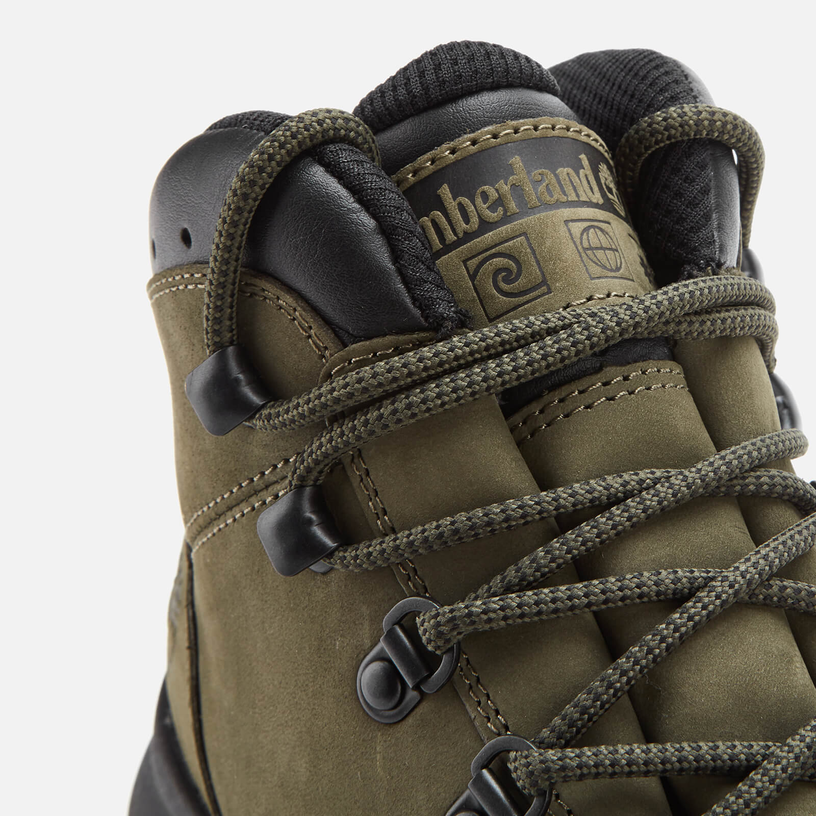 Timberland Men s World Hiker Mid Boots Dark Green Nubuck Allsole