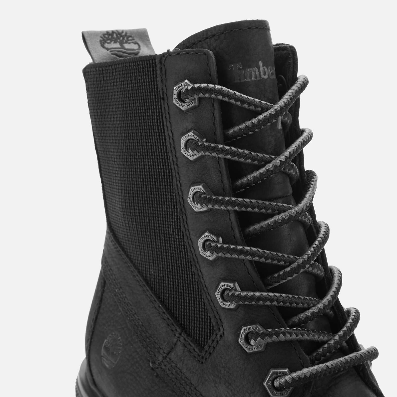 Timberland Women s Silver Blossom Mid Boots Black Full Grain UK 3 Allsole