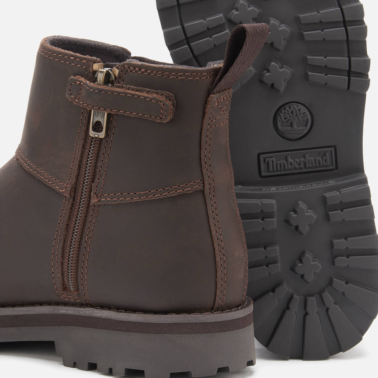 Timberland Kids Courma Kid Chelsea Boots Dark Brown Full Grain