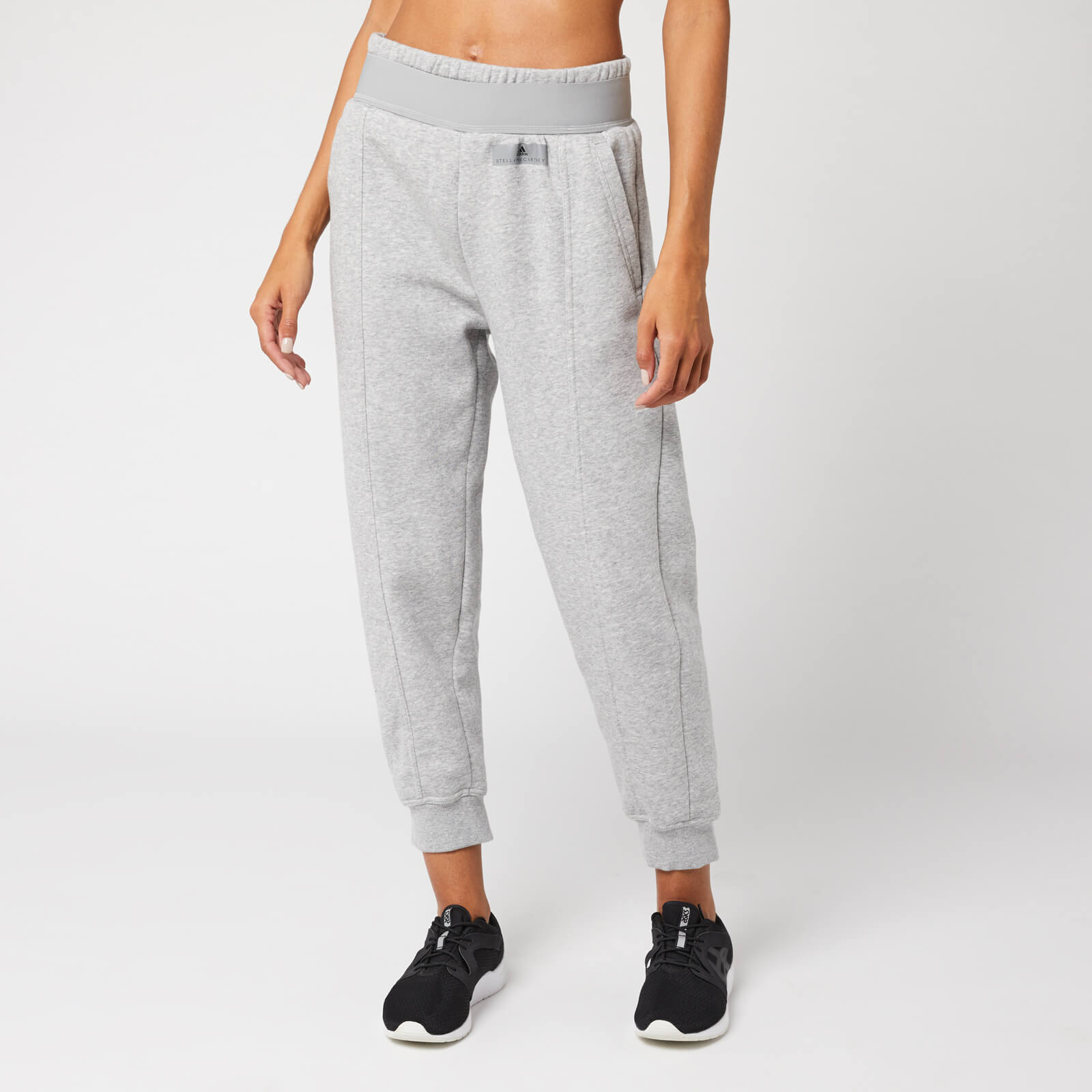 adidas by Stella McCartney Women s Essential Sweatpants Medium Grey Heather XS Coggles