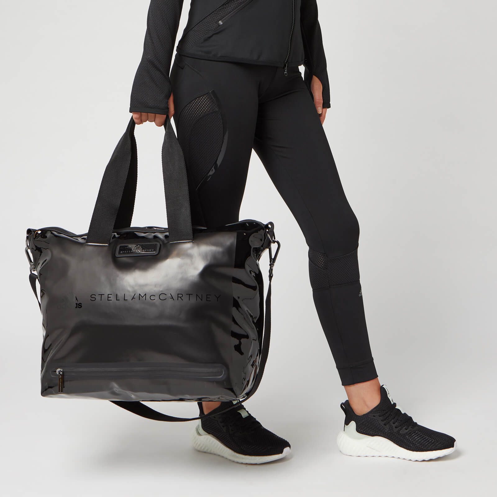 adidas by Stella McCartney Women s Studio Bag Black Gun Metal Coggles