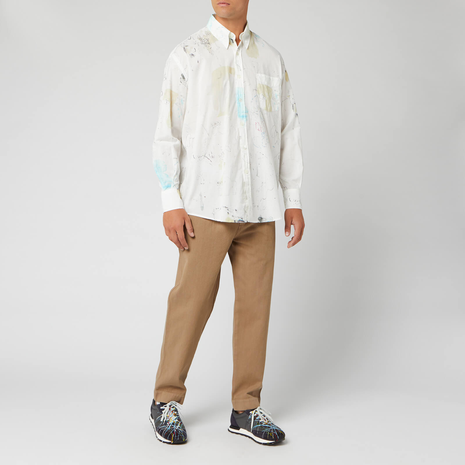 Our Legacy Men's Less Borrowed Shirt - Off Print - S | Coggles Our Legacy Men's Less Borrowed Shirt - Off Print - S | Coggles