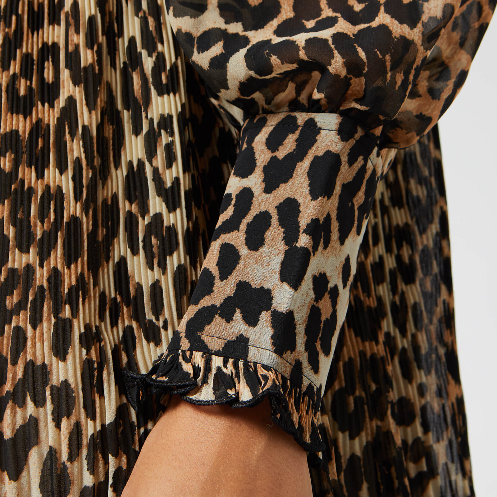 ワンピース GANNI LEOPARD PRINT DRESS Leopard Leopard Print Maxi Dress | GANNI IT