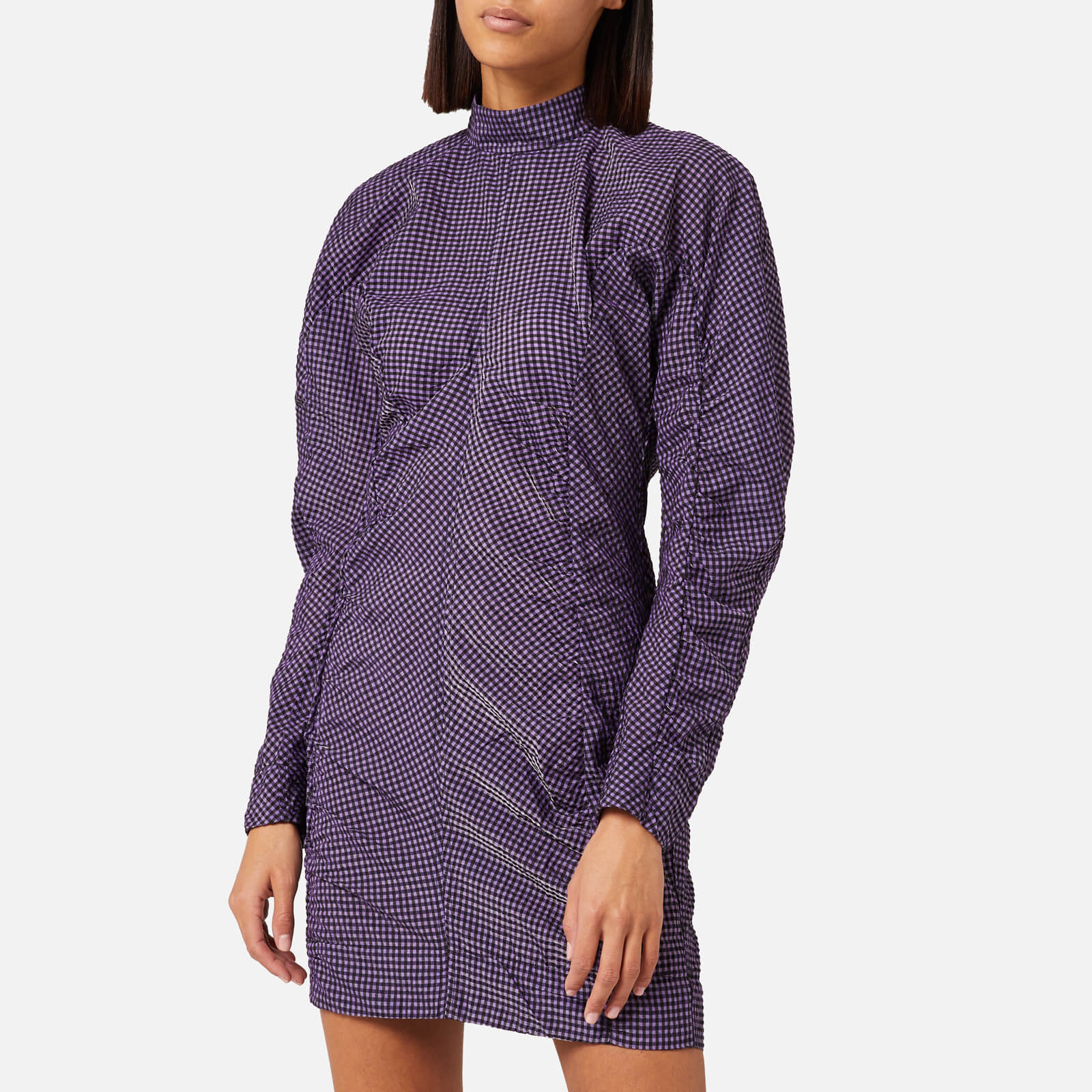 Purple seersucker dress shop