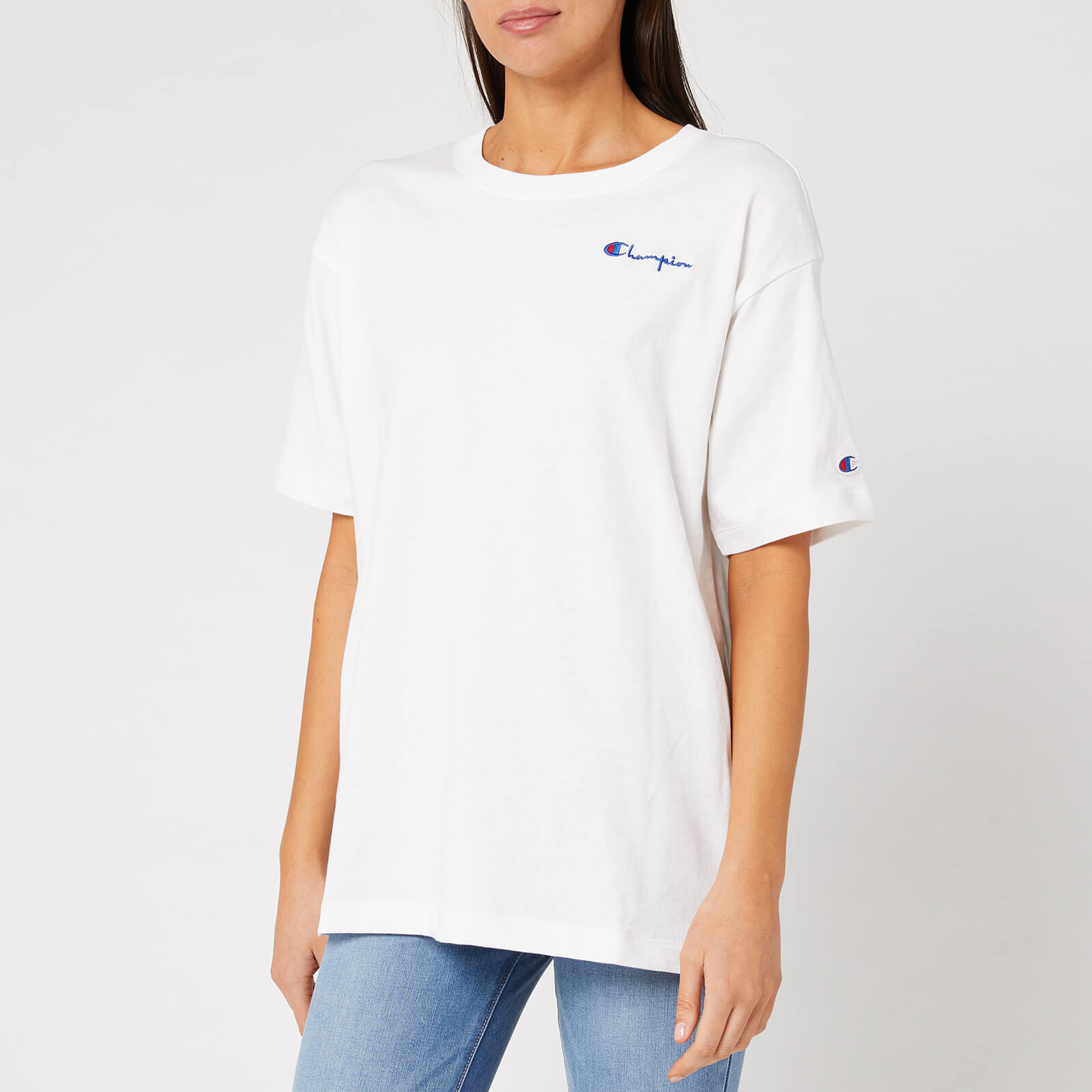 Champion t shirt women's white top