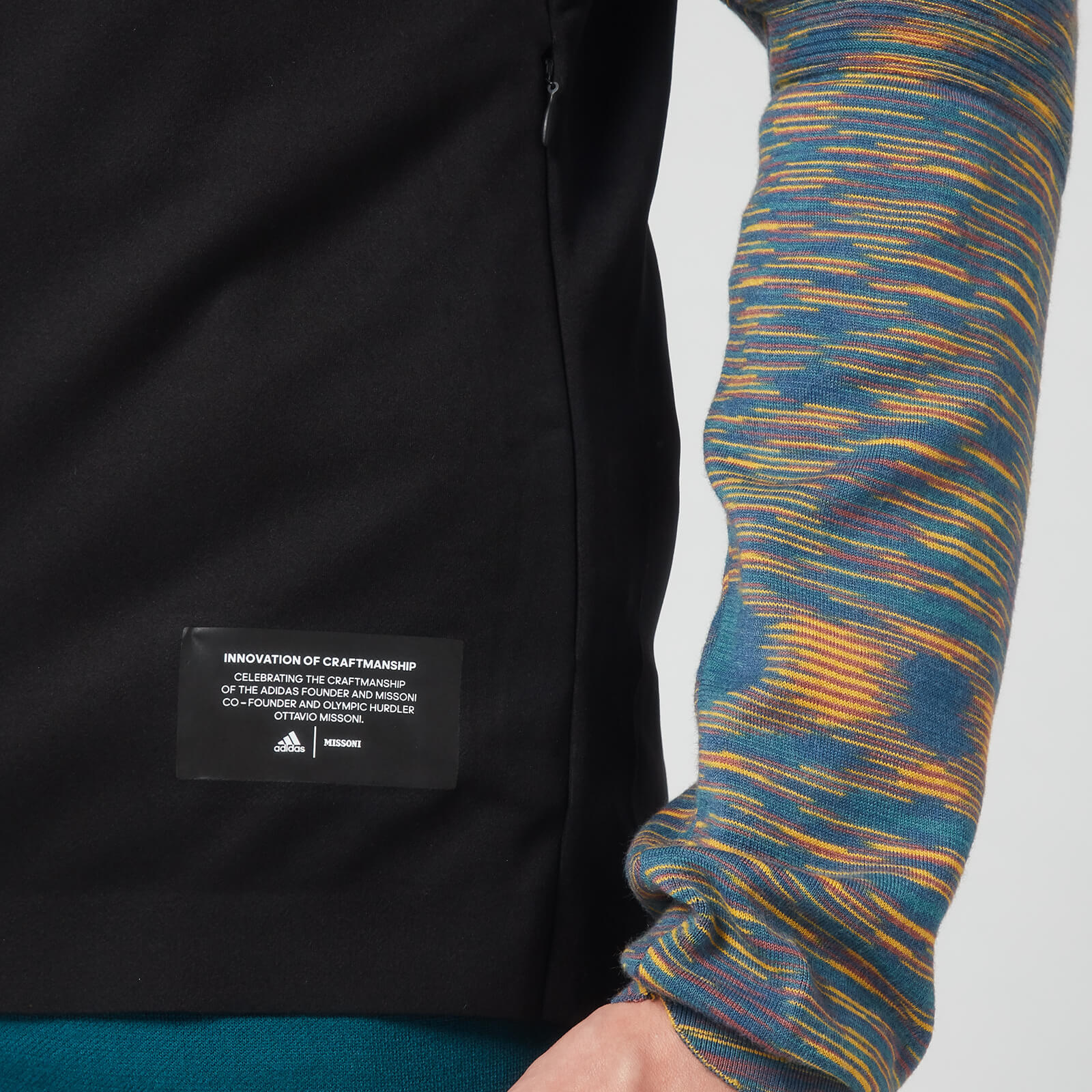 Adidas x Missoni Women PHX Jacket black dark grey white