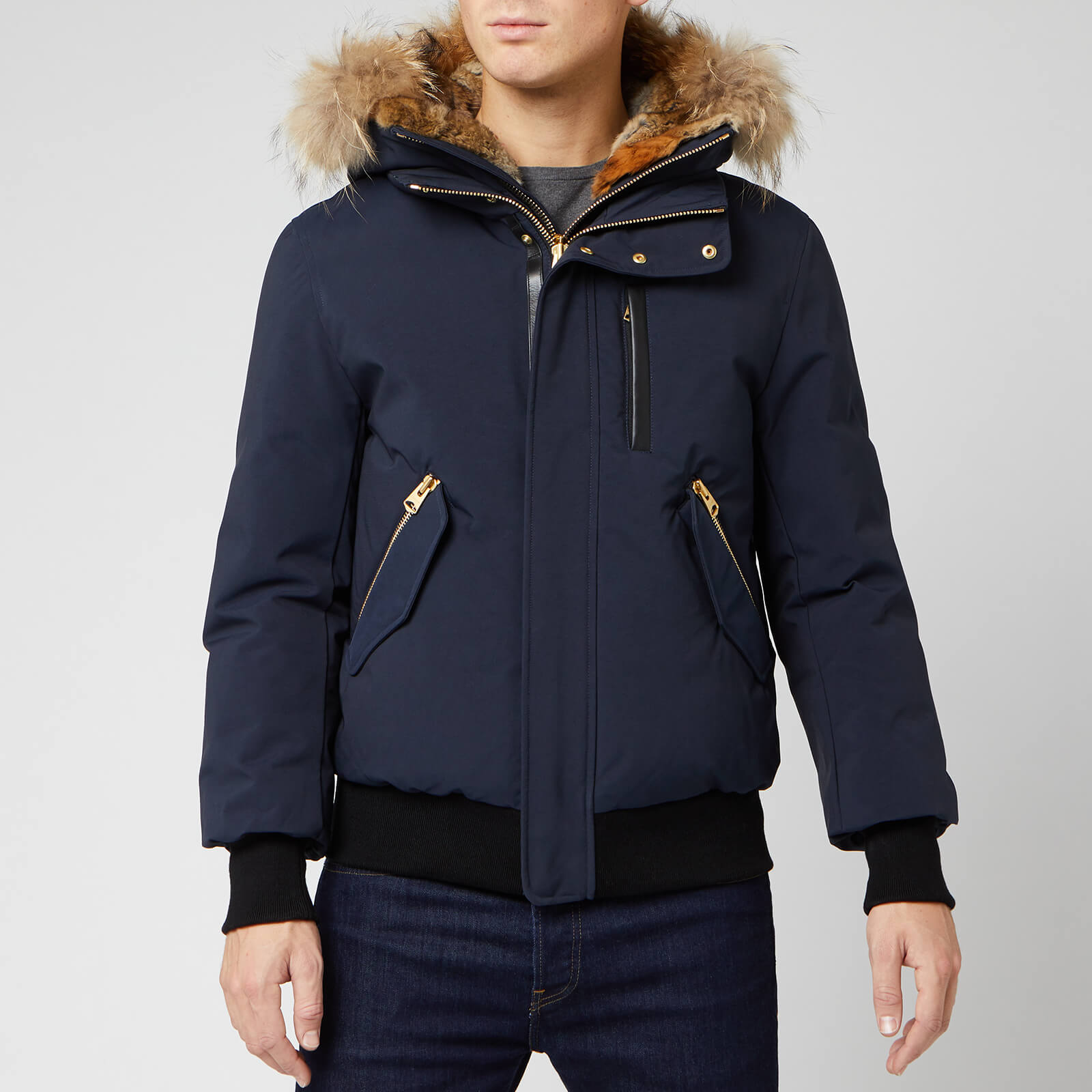 Mackage Men s Dixon Fur Bomber Jacket Navy S Coggles