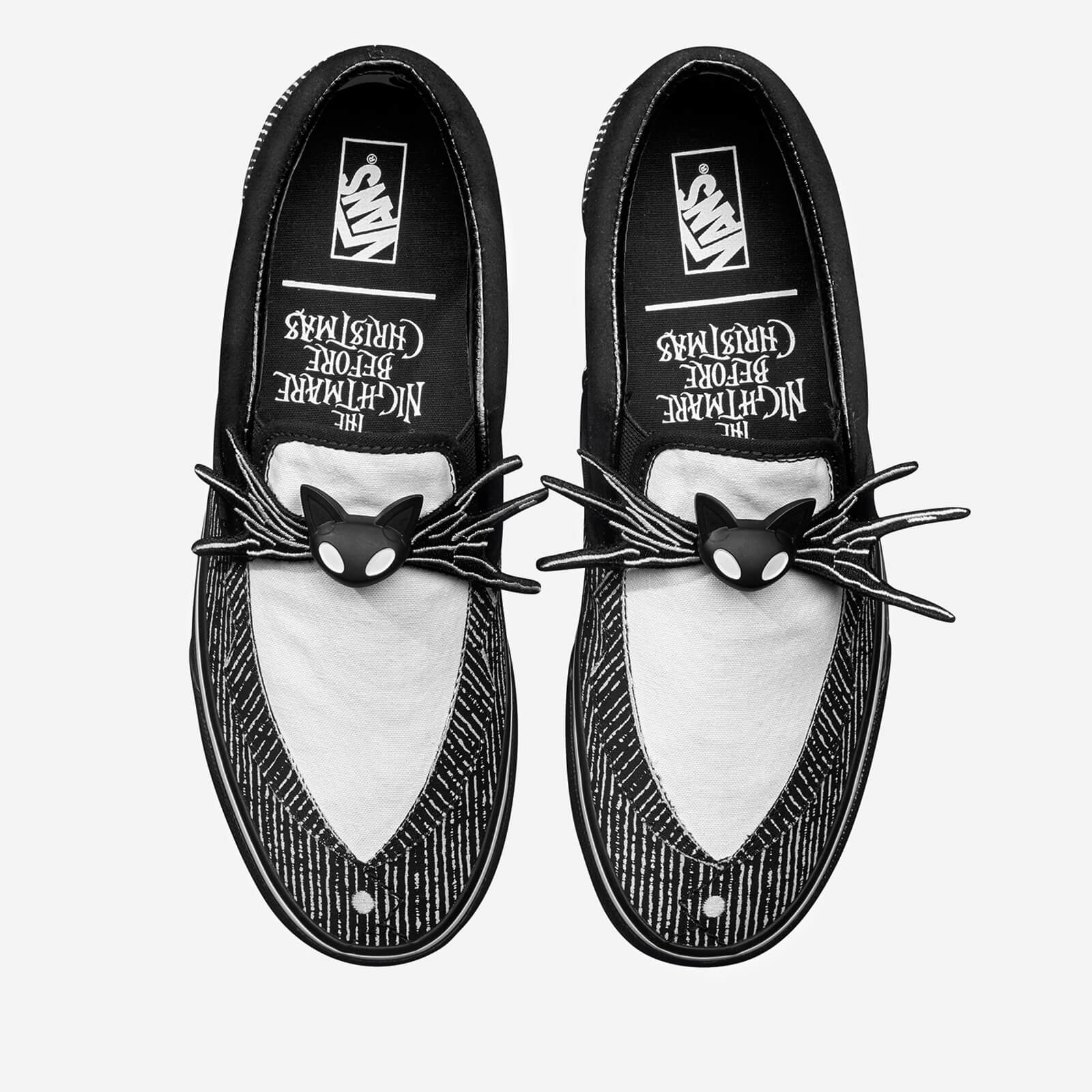Vans X The Nightmare Before Christmas s Jack Classic Slip On Trainers Black White Allsole