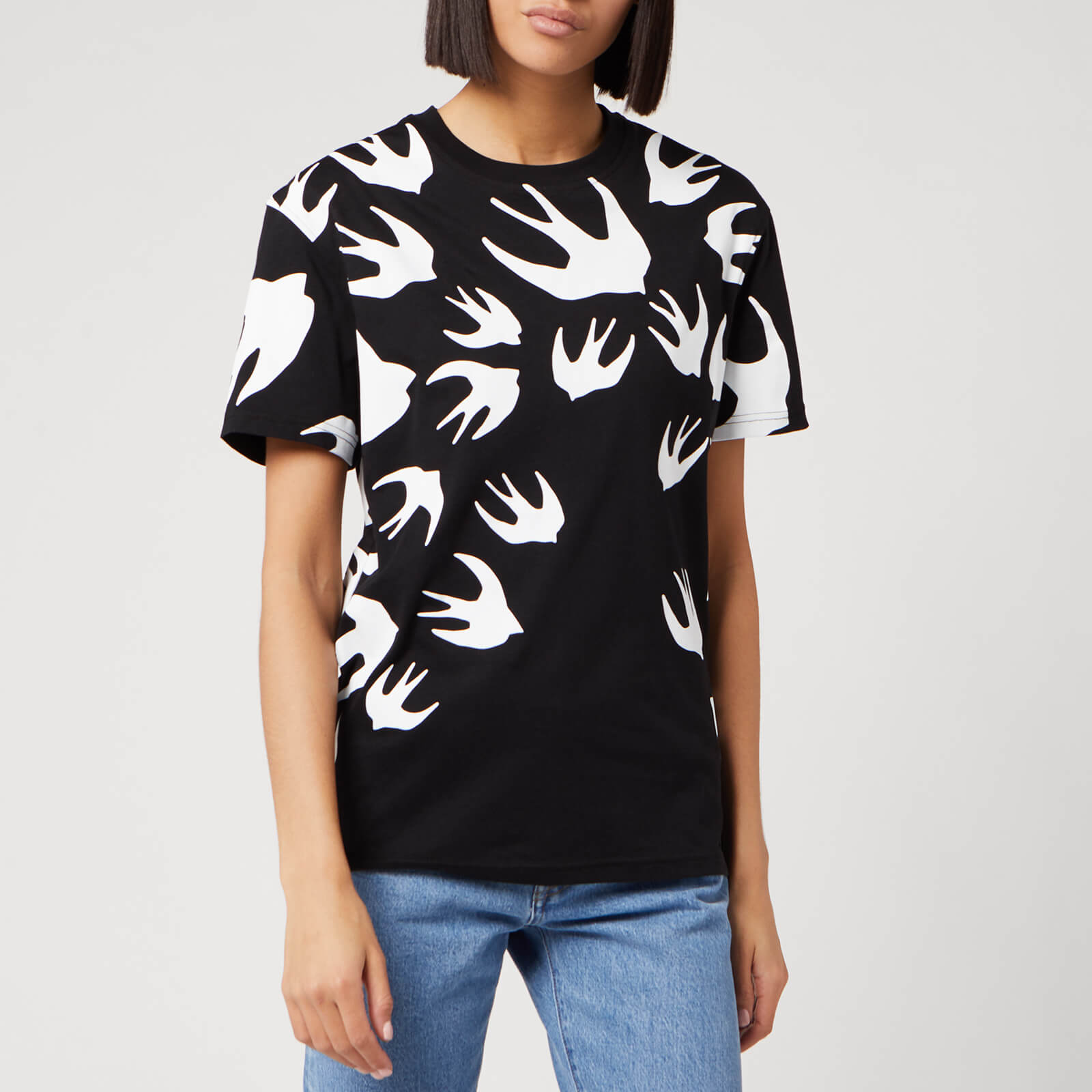 VIP【関税送料無料】希少 McQ Alexander McQueen 柄入りシャツ MCQ Alexander McQueen Skull Print Red T-Shirt, Brand New and