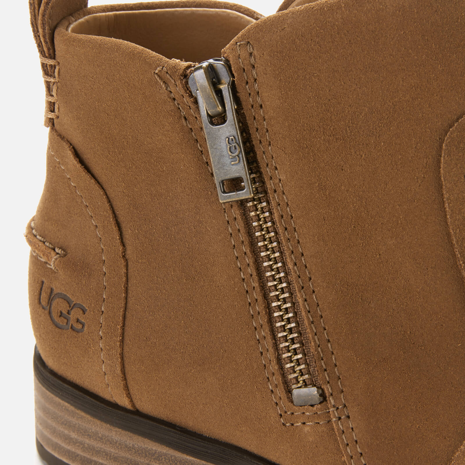 UGG Women s Aureo II Suede Waterproof Ankle Boots Chestnut